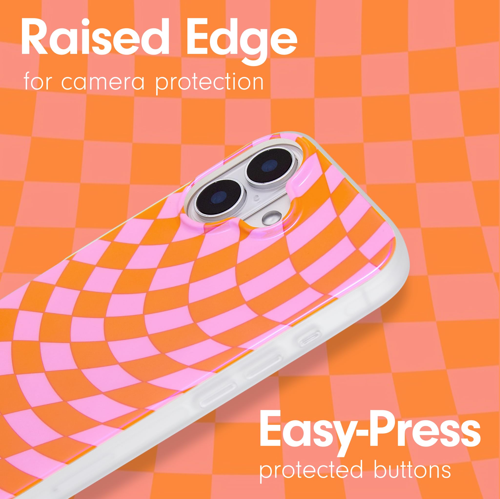 Sonix Case For Iphone 16 | Compatible With Magsafe | 10Ft Drop Tested | Checkmate Pink