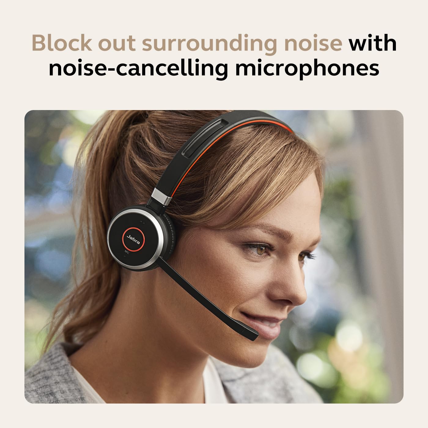 Jabra Evolve 65 Se Mono Wireless Headset   Bluetooth Headset With Noise Cancelling Mic And Long Lasting Battery   Unified Commun