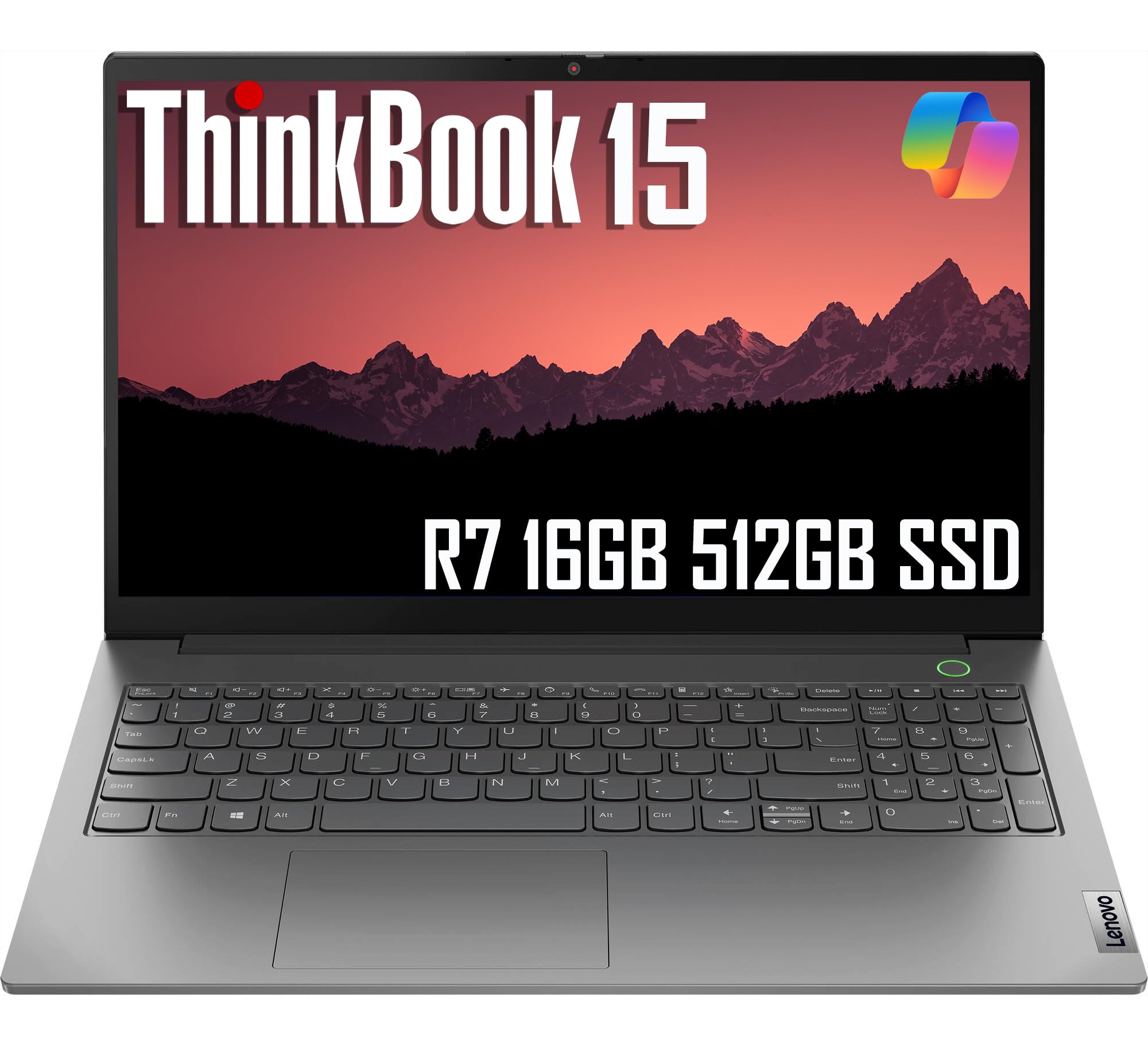 Lenovo ThinkBook 15 Business Laptop (15.6 FHD Anti-Glare, 16GB RAM, 512GB SSD, AMD Ryzen 7 5825U (> Intel i7-1165G7)), FHD Webca