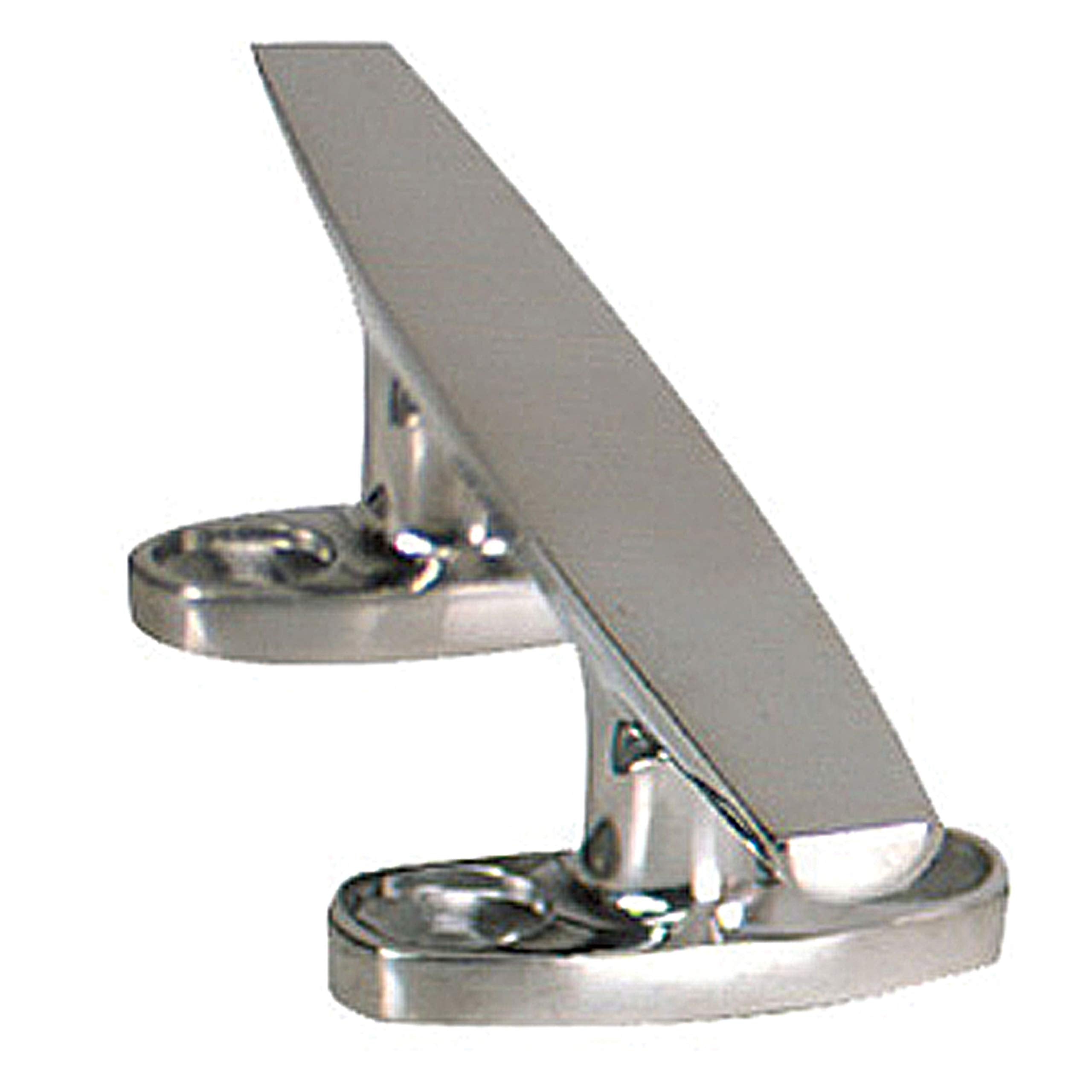 Whitecap S-1445C Chrome Plated Zamac Hollow Base Cleat - 6'',WBAUVB001445DKS