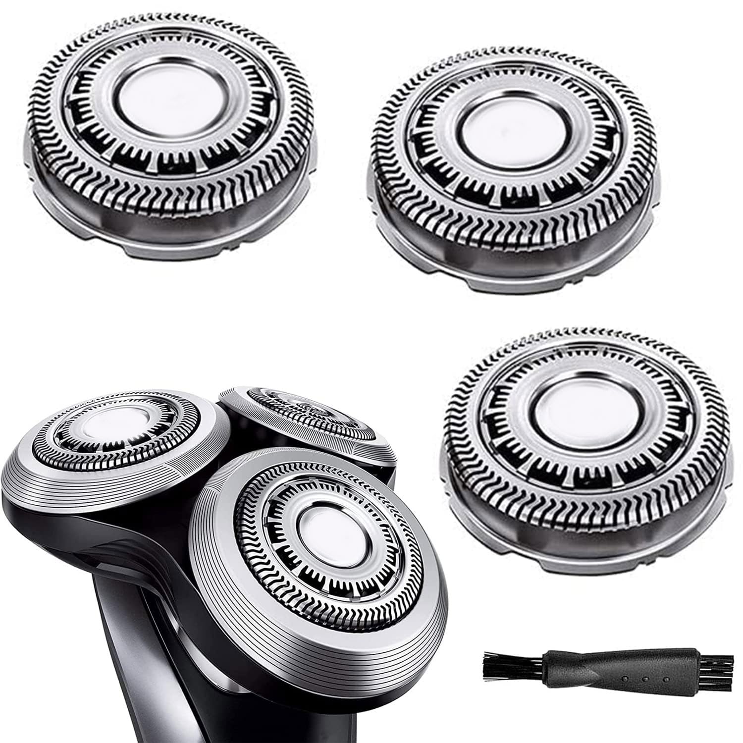 Sh90 Replacement Heads Compatible With Philips Series 9000 8000, Sh90 Upgraded Replacement Blades Shaving Razor Heads Fit For S9