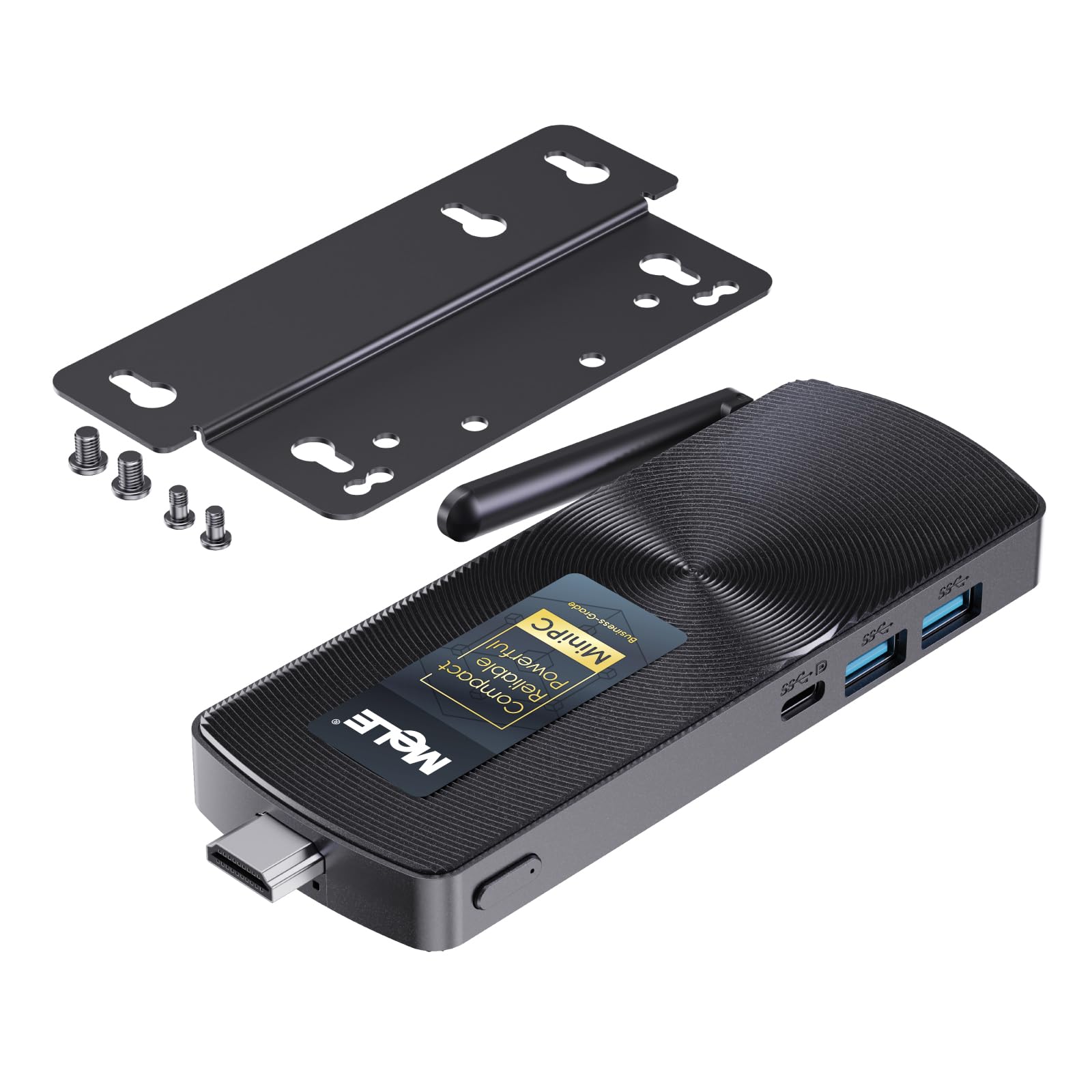 MeLE PCG02 N100 Fanless Mini PC Stick 4GB LPDDR5 128GB eMMC Windows 11 Home
