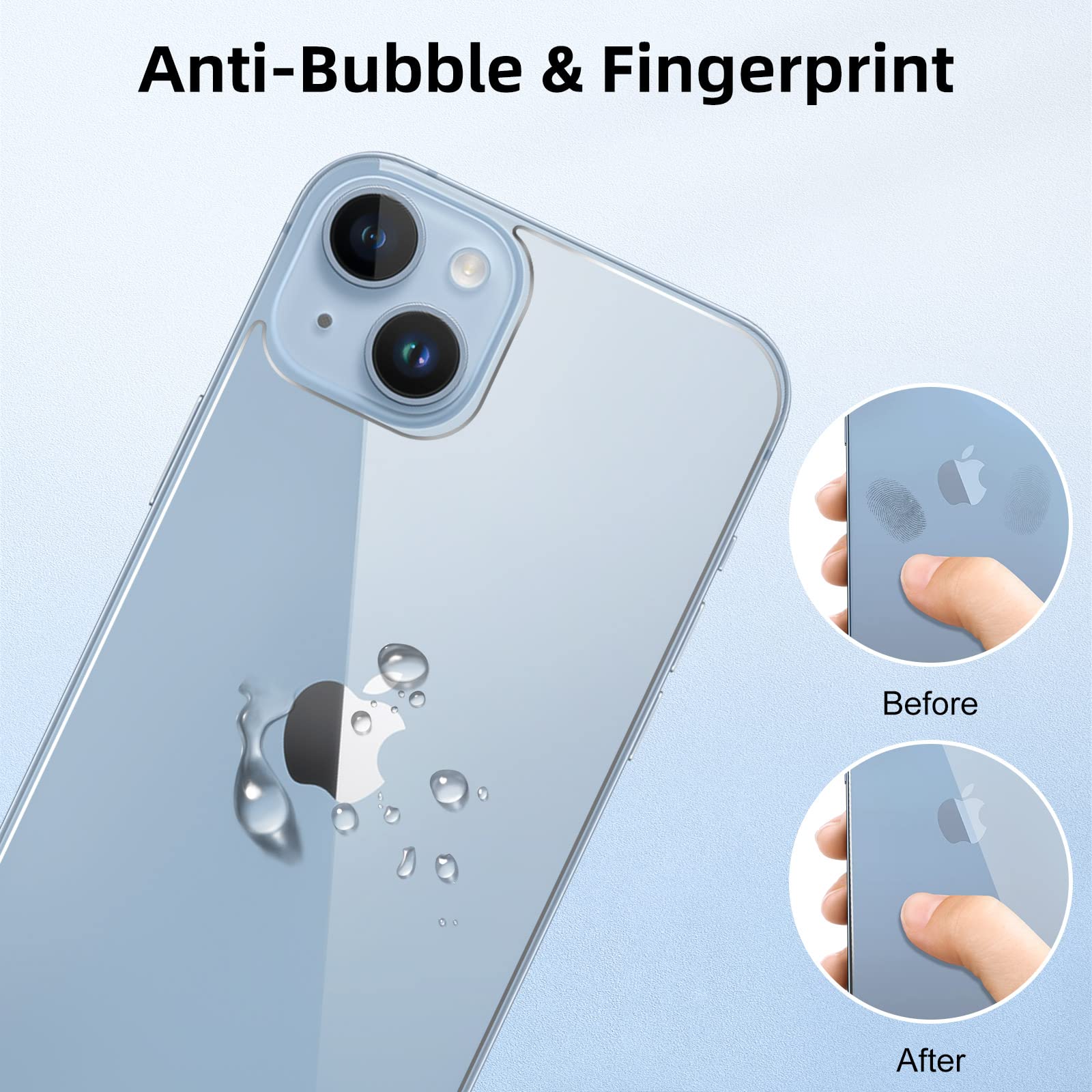 Duolamila [3 Pack] Screen Protector For Iphone 14 Plus,Iphone 14 Plus Camera Protector, Iphone 14 Plus Front And Back Screen Pro