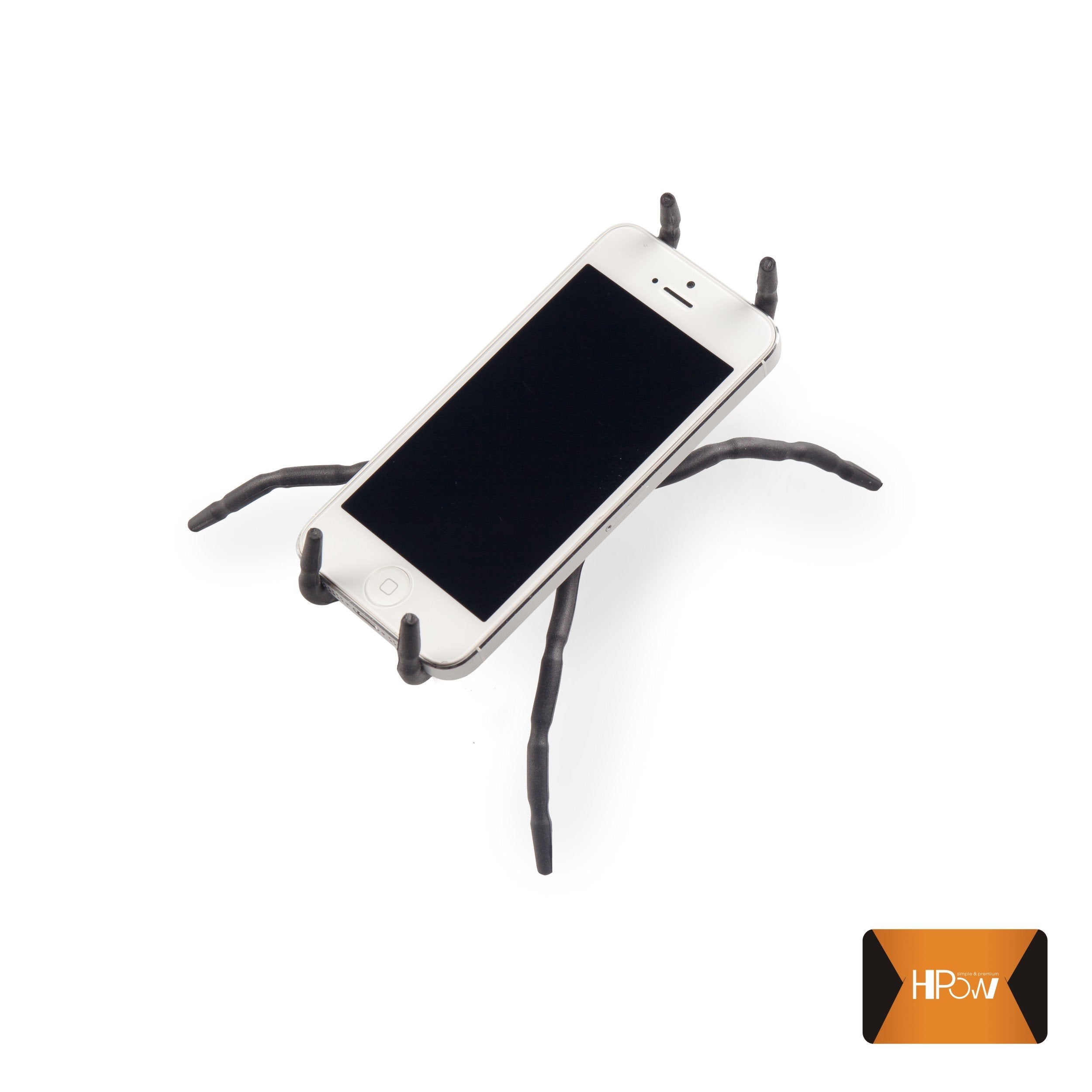 2Pack Phone Holder Universal Multi Function Flexible Grip Holder Phone Car Holder Mount Stand For Smartphone (Black)