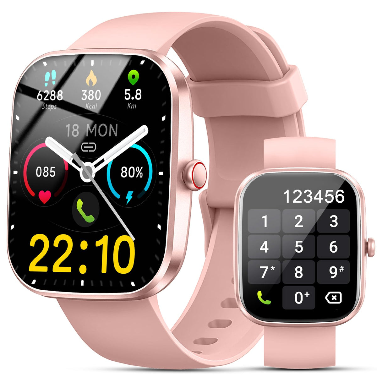 Kuizil Smart Watch, 1.91 '' Smartwatch For Men Women (Answer/Make Call), Fitness Tracker With 100+ Sport Modes, Ip68 Waterproof,