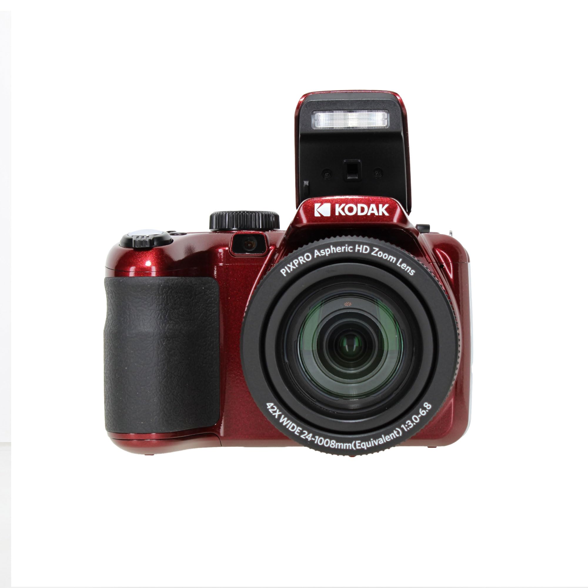 Kodak Pixpro Az425 20Mp Vlogging Digital Camera (Red) 42X Optical Zoom, 24Mm Wide Angle Lens Bundle With 32Gb Memory Card + Vlog