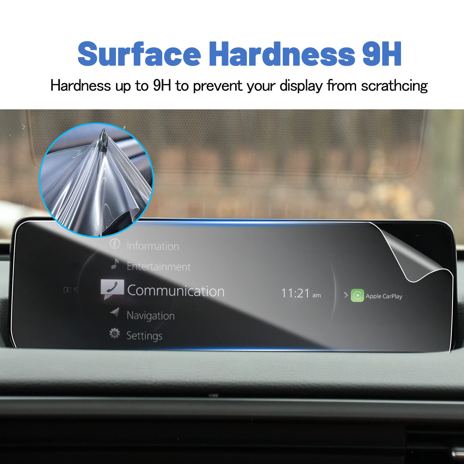 Shaohao For 2023 2024 Mazda Cx 50 Screen Protector 10.25 In Compatible With Mazda Cx 30 Accessories 2023 2024 Cx 50 (S/Turbo) 10