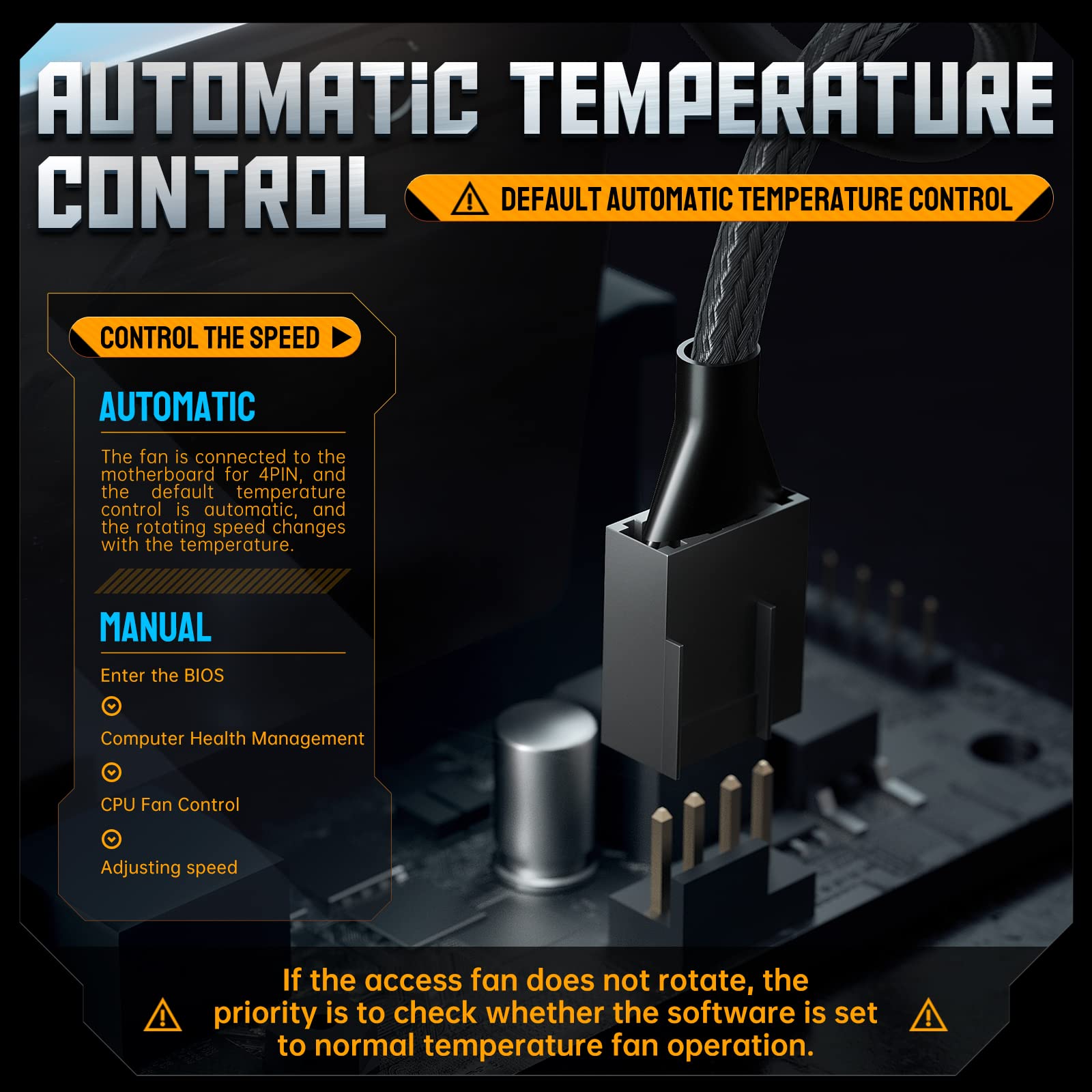 Asiahorse 140Mm Argb Pwm Fan, Triple Computer Case Fan With Advanced Hydraulic Bearing For Silent Operation, Standard 140 Mm Cas