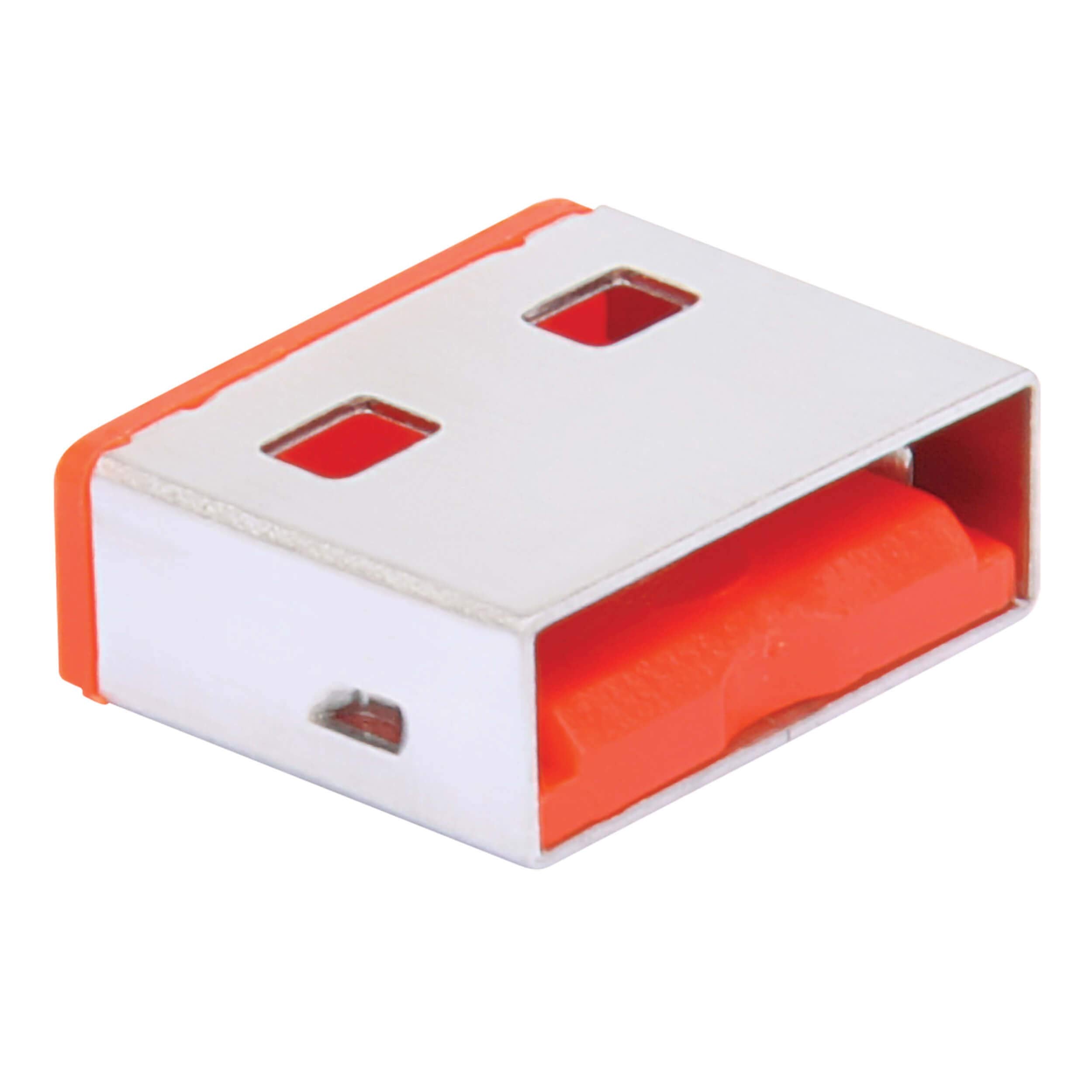 Usba Port Blockers Red Comp