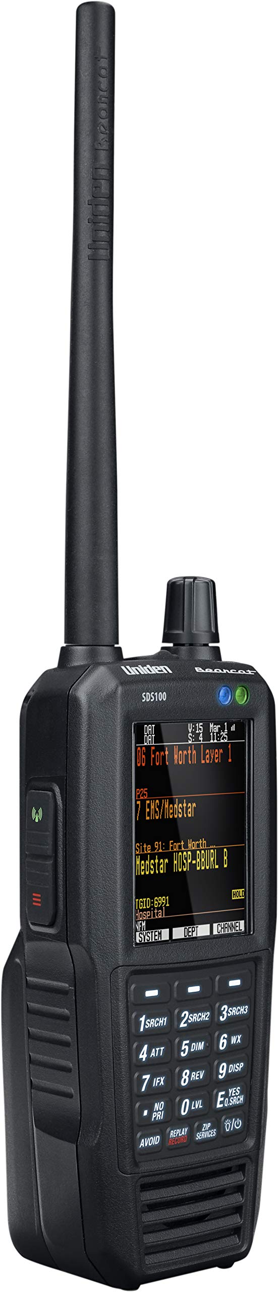 Uniden Sds100 True I/Q Digital Handheld Scanner, Designed For Improved Digital Performance In Weak Signal And Simulcast Areas, R