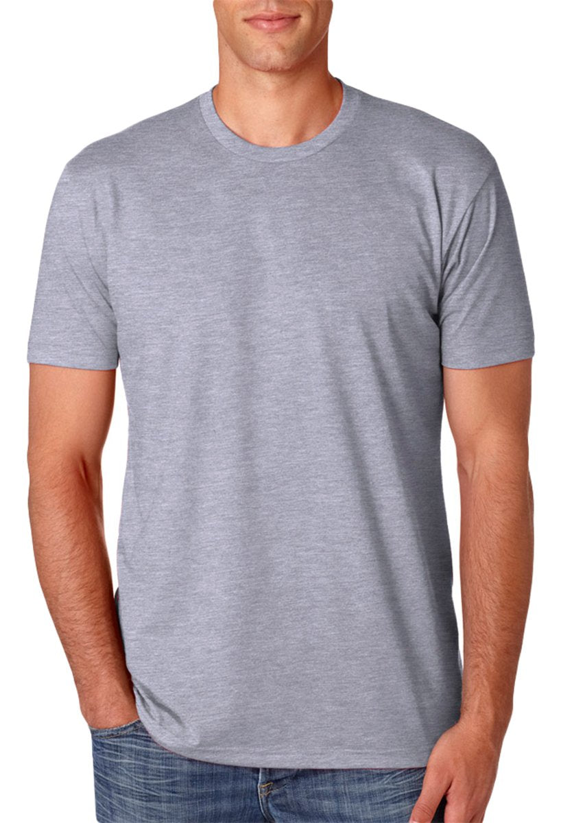 Next Level N6210 T Shirt, Dark Heather Gray  Stone (2 Pack), X Large
