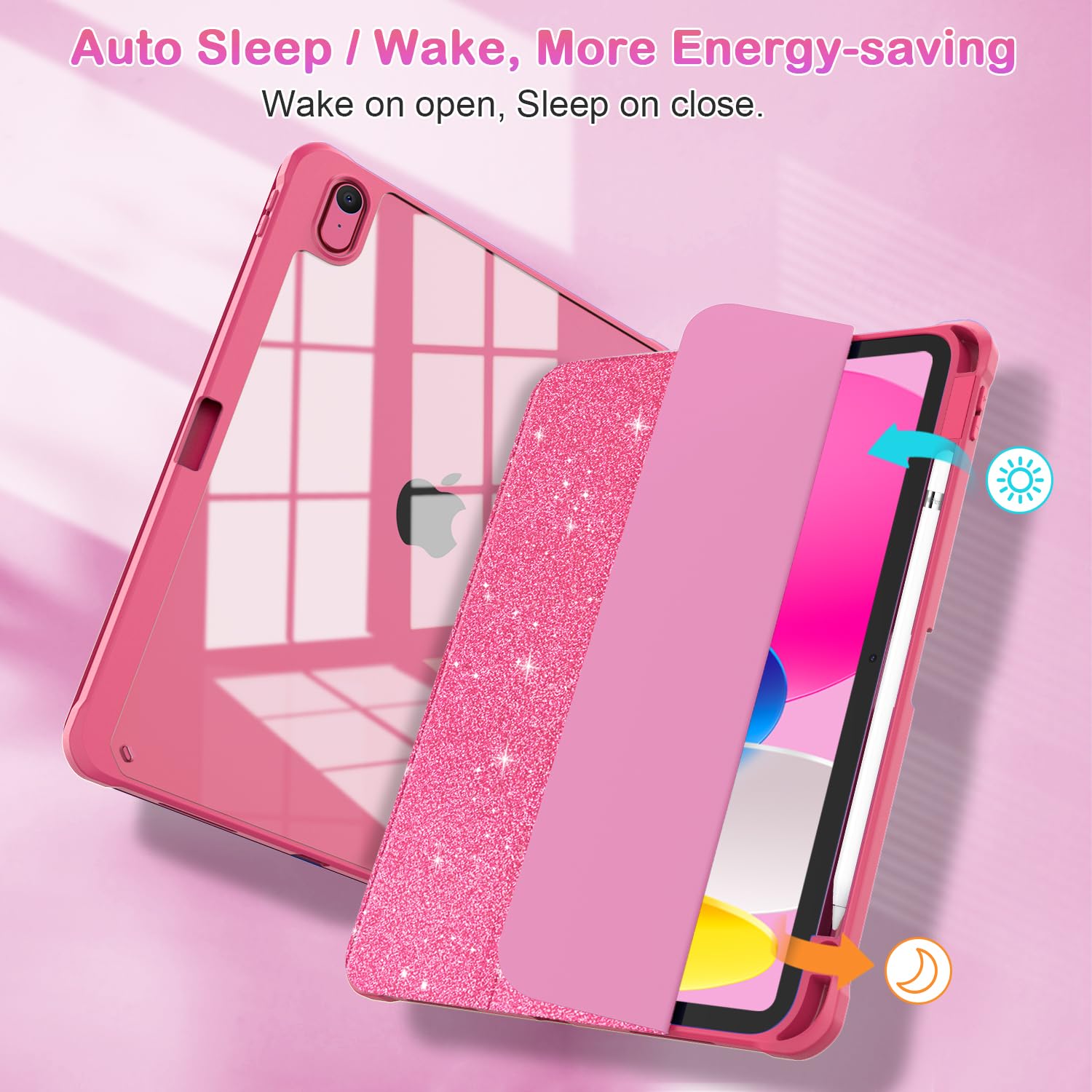 Okp For New Ipad 10Th Generation Case 2022, Ipad 10.9 Inch Case With Trifold Stand, Auto Wake/Sleep, Ipad 10 Gen Protective Cove