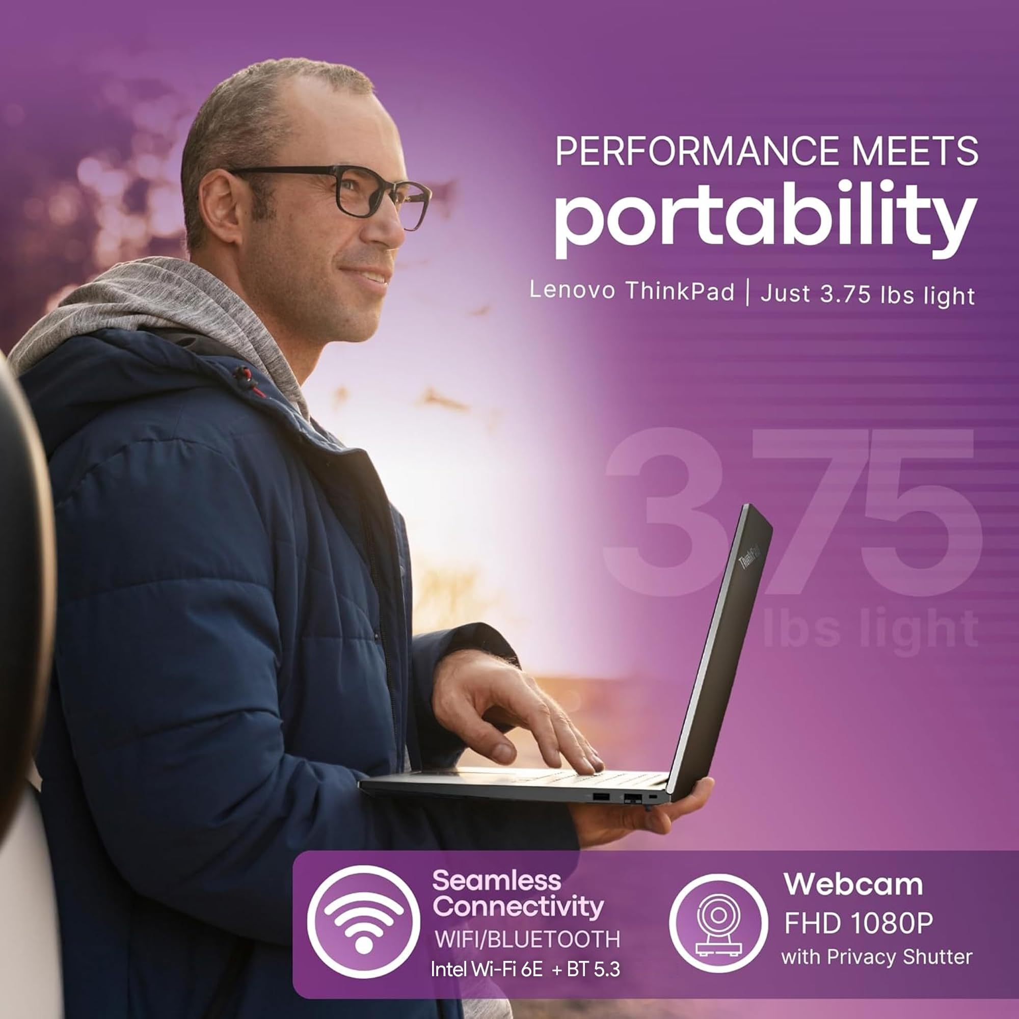 Oemgenuine Lenovo Thinkpad E16 Gen 2, Wuxga 16 Display, Intel Ultra 5-125U, 16Gb Ddr5 Ram, 1Tb Nvme, Fp, Backlit Kb, Wifi 6E + B