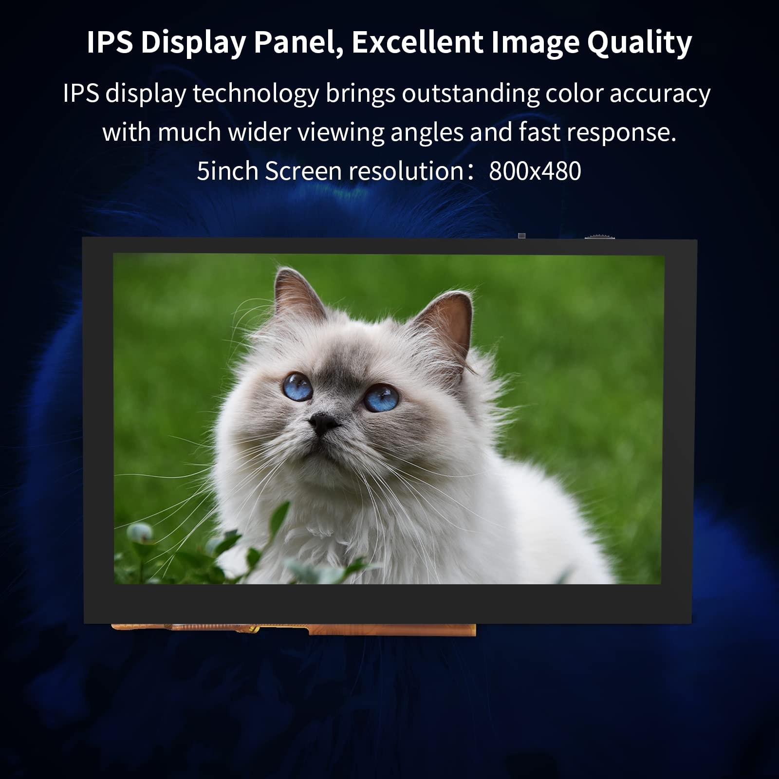 Bigtreetech Pitft50 V2.1 5 Inch Touchscreen Monitor For Raspberry Pi 4/3B/A/A+/B/B+/2B+/3B/3B+/4B, Btt Pi 2/Cb2 Run Klipper Touc