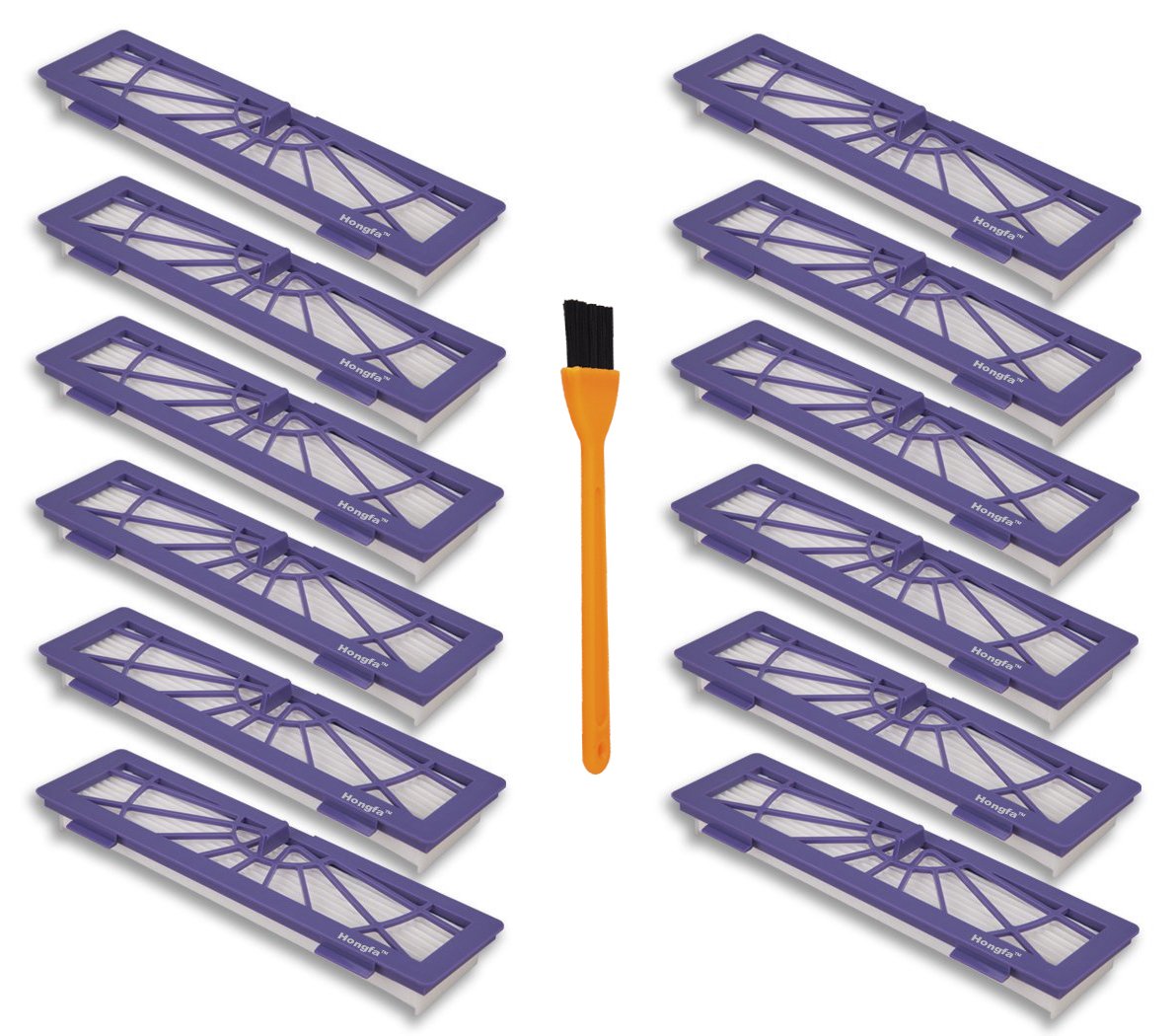 Hongfa Replacement For Neato Connected D7 Filters, 12Pcs Neato Botvac D Series Filters Compatible With Neato D80 7E 85 D3 D4 D5