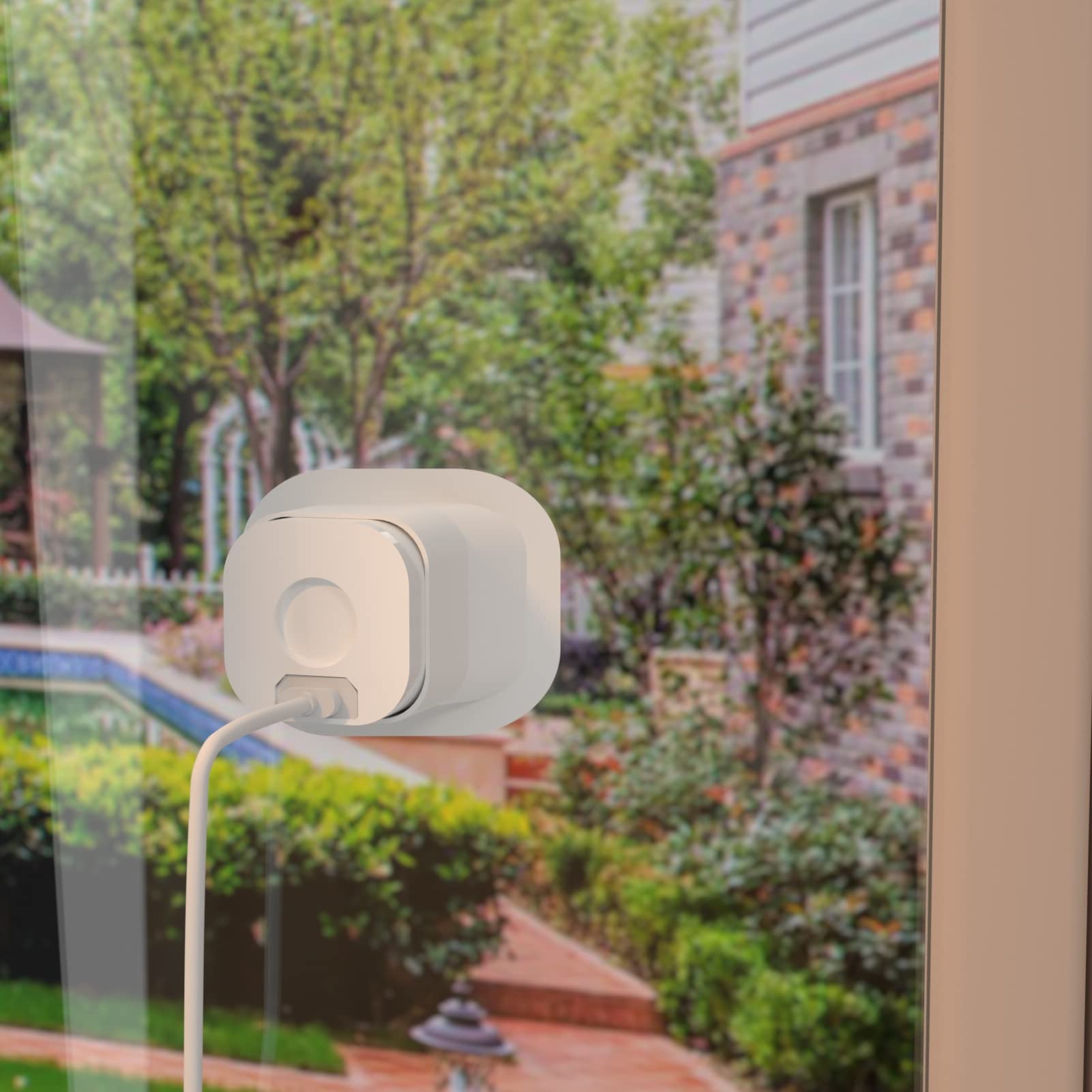 Teccle Angled Window Mount Bracket For Blink Mini, 20 Degrees Tilt, Up/Down/Left/Right, Tilt Viewing Angle