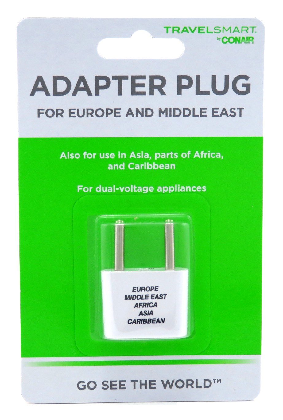 Conair Travel Smart Adapter Plug (2 Pack)
