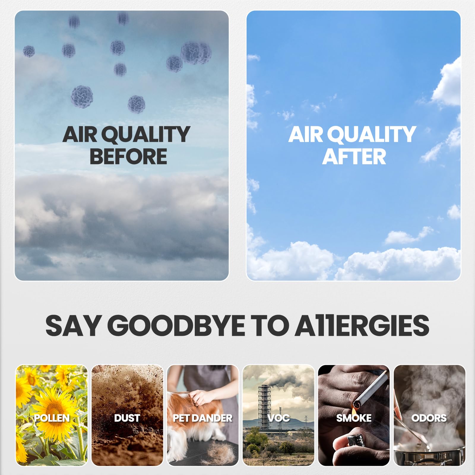 2 Pack Flt4825 True Hepa Filter B Replacement With Activated Carbon Pre Filters Compatible With Guardian Air Purifier Ac4825 Ac4