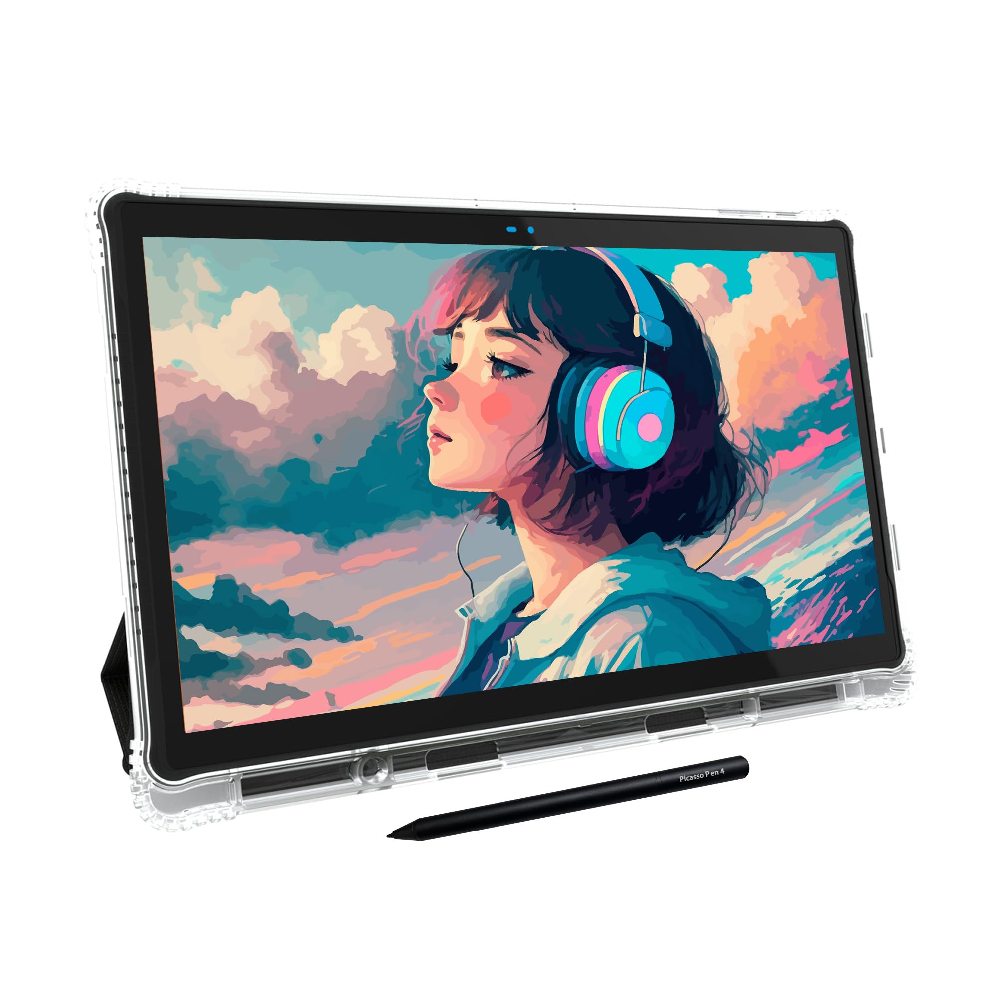 Picassotab X14 Largest Standalone Drawing Tablet  No Computer Needed  Pro Drawing Apps & Tutorials  14 Inch Screen  Stylus Pen