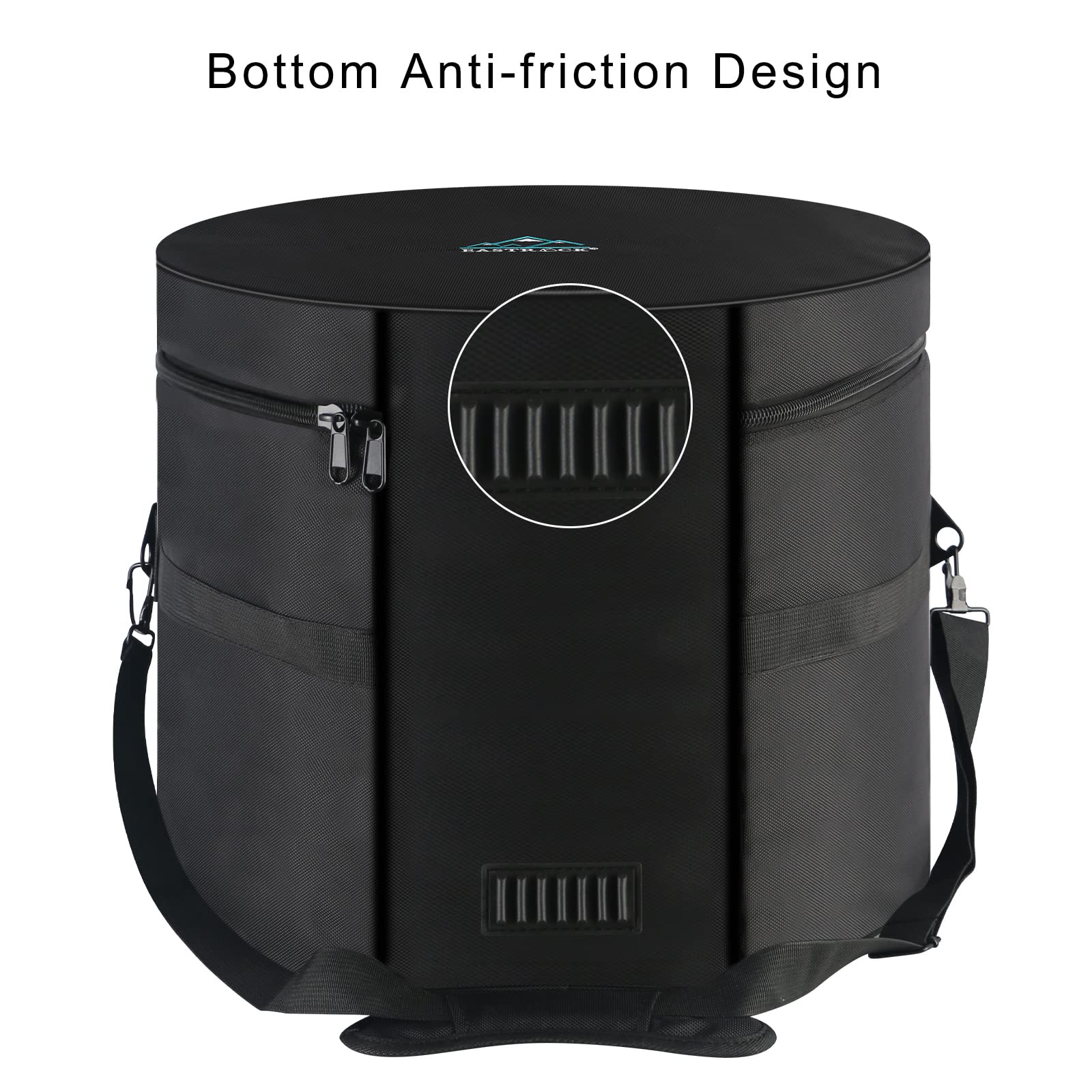 Eastrock 5 Piece Drum Bag Set For 12'' Tom, 10'' Tom, 14'' Snare, 16'' Floor Tom, 22'' Bass Drum, Drum Cases (5Pc Fusion Set)