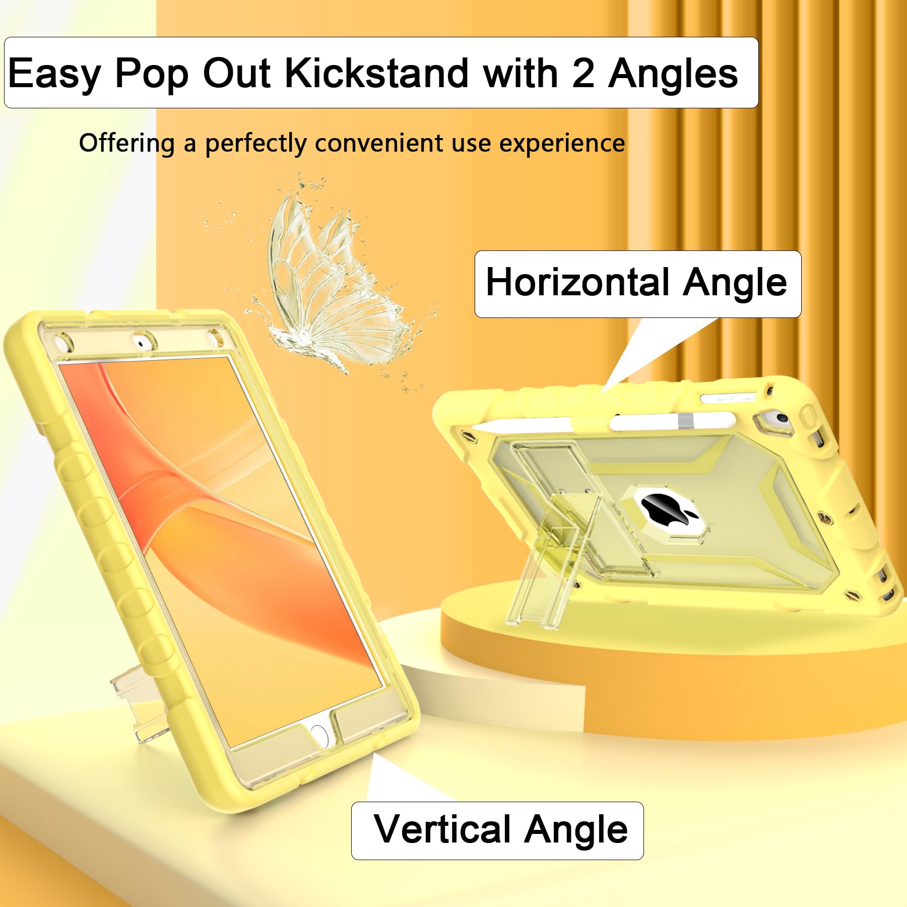 Timism Case With Shoulder Strap For Ipad 6Th / 5Th Generation 9.7 Inch Case (2018/2017), Ipad Air 2 & 1St Case, Ipad Pro 9.7 Cas