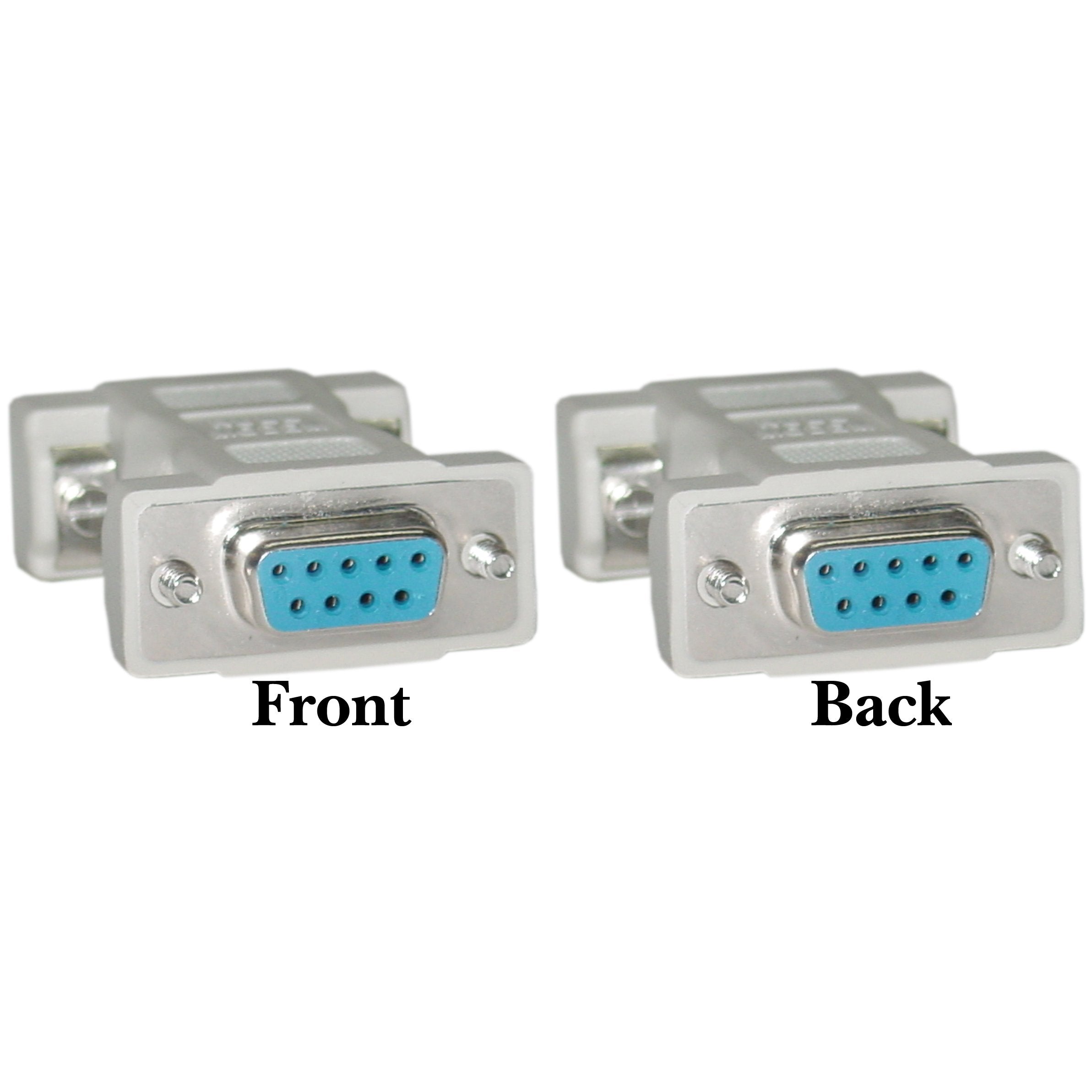 Null Modem Adapter, Db9 Female To Db9 Female
