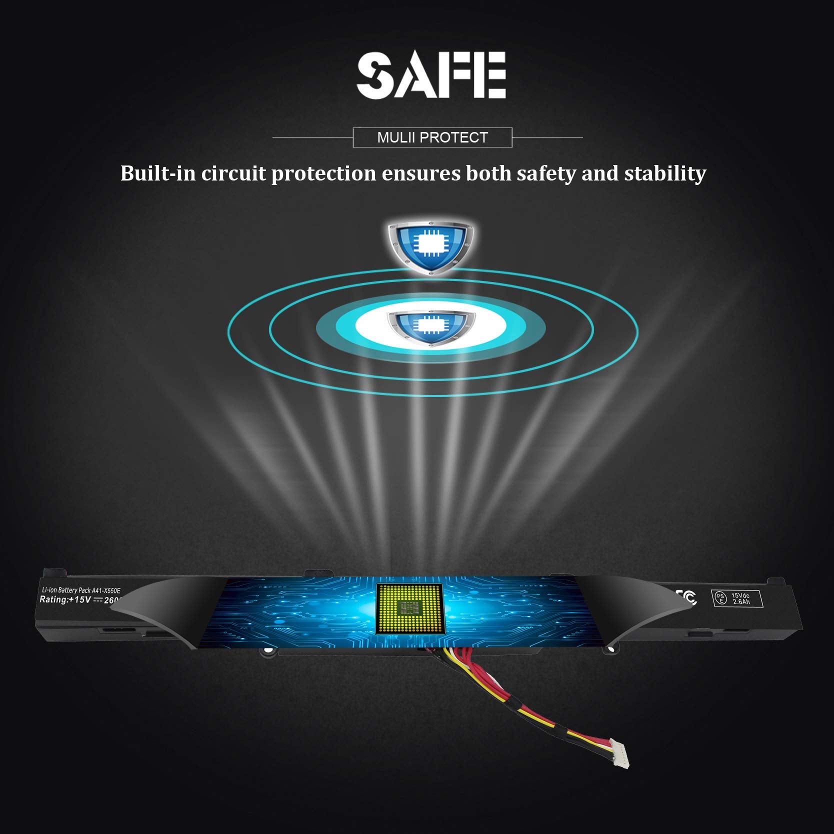 Vinpera A41 X550E Battery For Asus X450 X550 X550E X550L X550Lb X550V X550Z X550Za X751L K550 K550D F450 F450C X751M X750J X750J