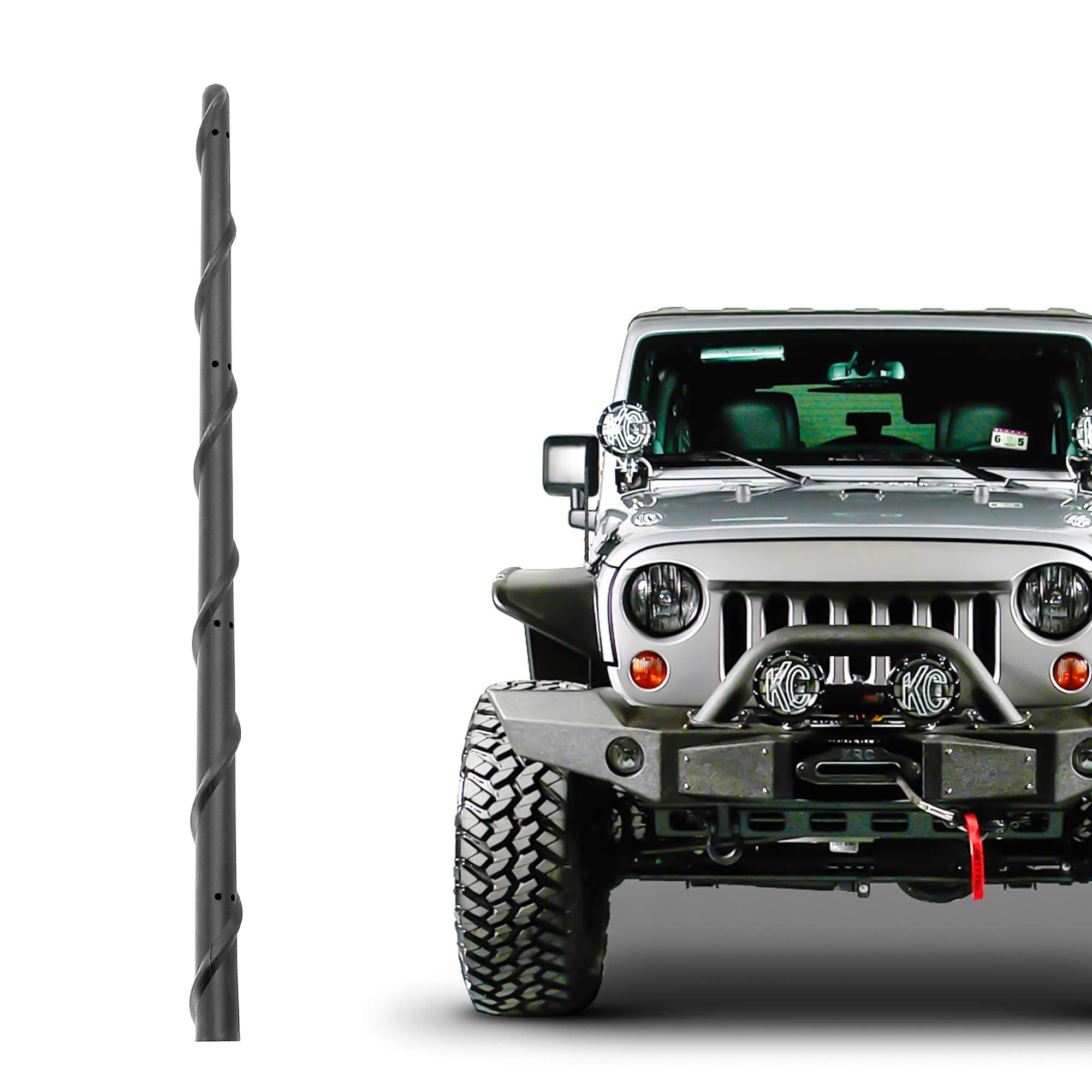 Short Antenna For Jeep Wrangler Gladiator Jl Jk 2007 2024, 13 Inch Jeep Radio Short Antenna Upgrade Jeep Accessories Jeep Gladia
