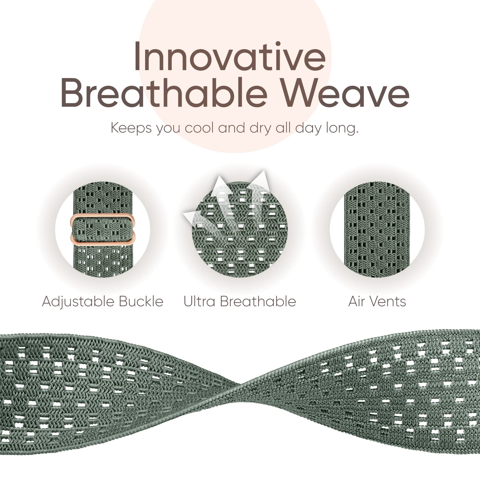 Stretchy Nylon Solo Loop Bands Compatible With Apple Watch 38Mm 40Mm 41Mm 42Mm 44Mm 45Mm 49Mm, Adjustable Braided Sport Elastic