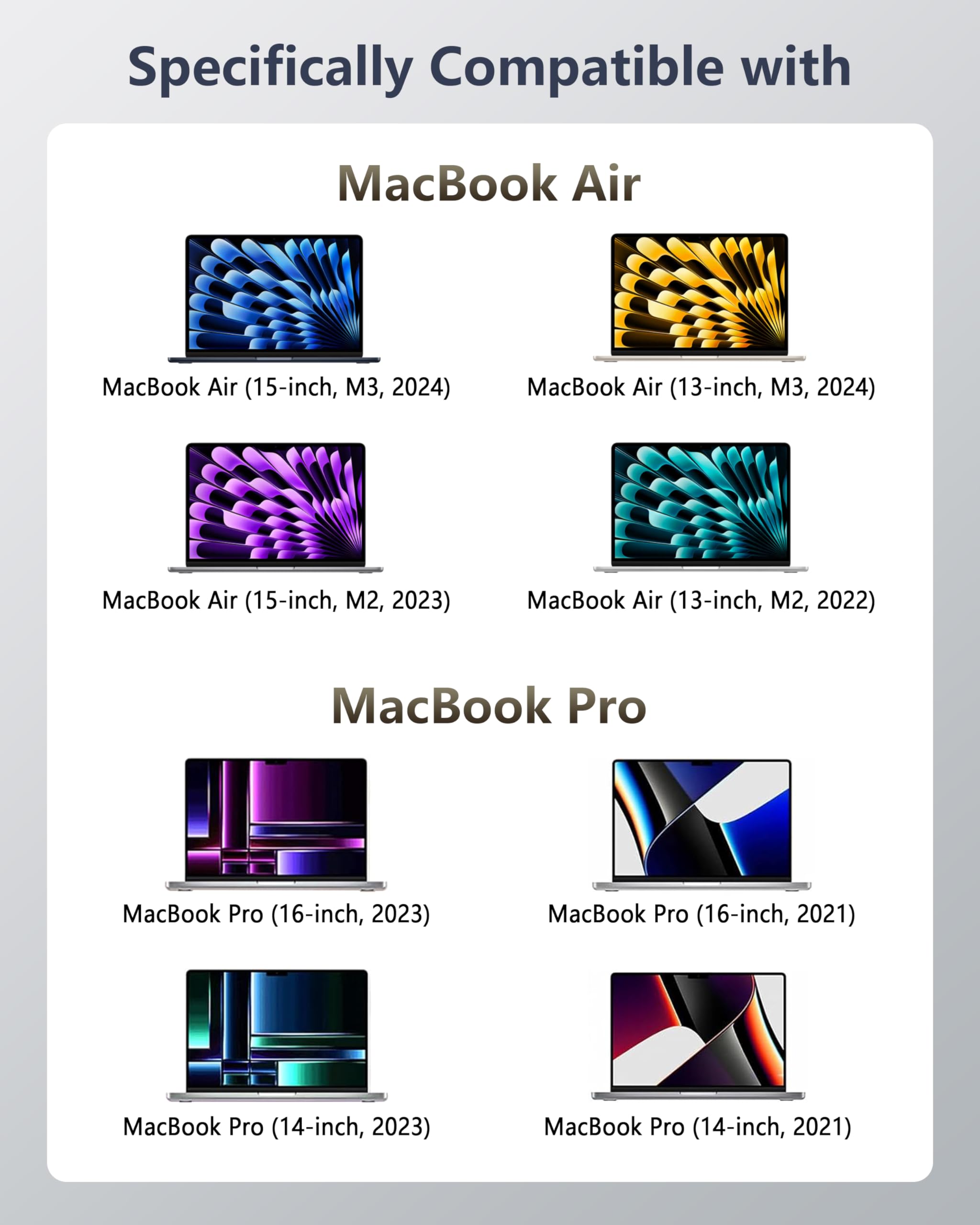 Derlulu Usb C To Magnetic 3 Fast Charging Cable (6.6 Ft/2 M), Usb C Cable Compatible With Macbook Air (15''/13'' M3 2024, 15'' M