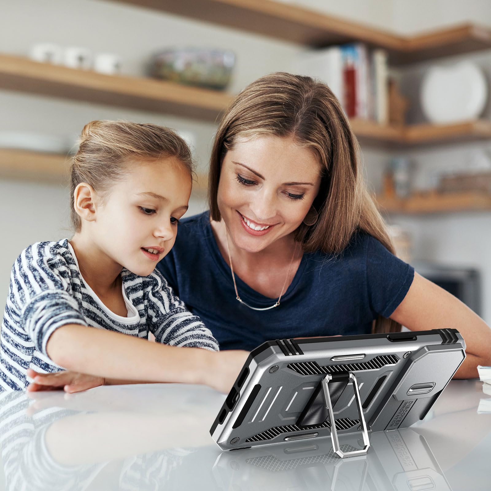 Sefing Phone Case For 16 Pro Max Iphone Case With Kickstand Ring Holder, With Camera Cover, With Magnet Car Mount Function, For