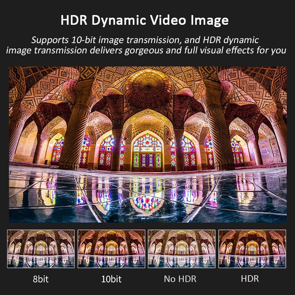 Akwor Displayport Cable 1.4, 8K 10Ft/ 3M Dp To Dp Cable Cord (8K@60Hz 7680X4320, 4K@240Hz, 2K@144Hz) Vesa Certified Hbr3 High Sp