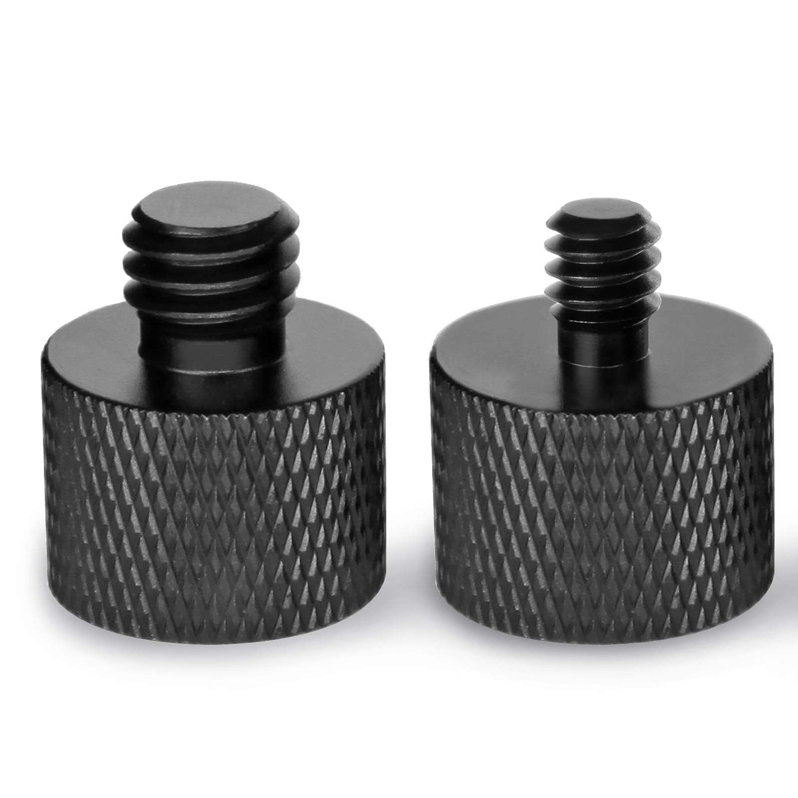 Frgyee Mic Screw Adapter Thread 5/8 To 1/4 Adapter And 5/8 To 3/8 Adapter Set For Microphone Stand To Tripod And Camera Adapter