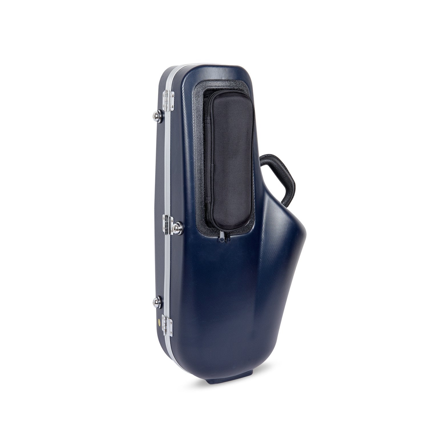 Crossrock Alto Saxophone Case, With Removable Shoulder Strap, Accessories Pocket, Locking Latch - Blue (Cra860Asbl)