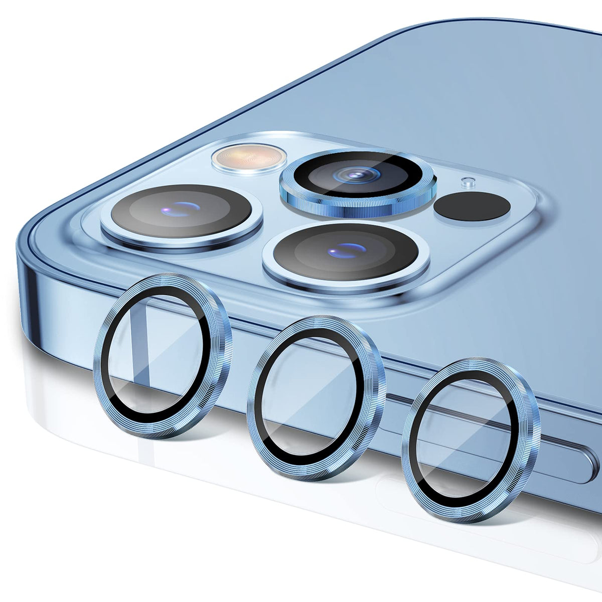 Goton Compatible For Iphone 13 Pro Max(6.7      ) Iphone 13 Pro(6.1      ) 2021 Camera Lens Protector, 9H Tempered Glass Film Fu