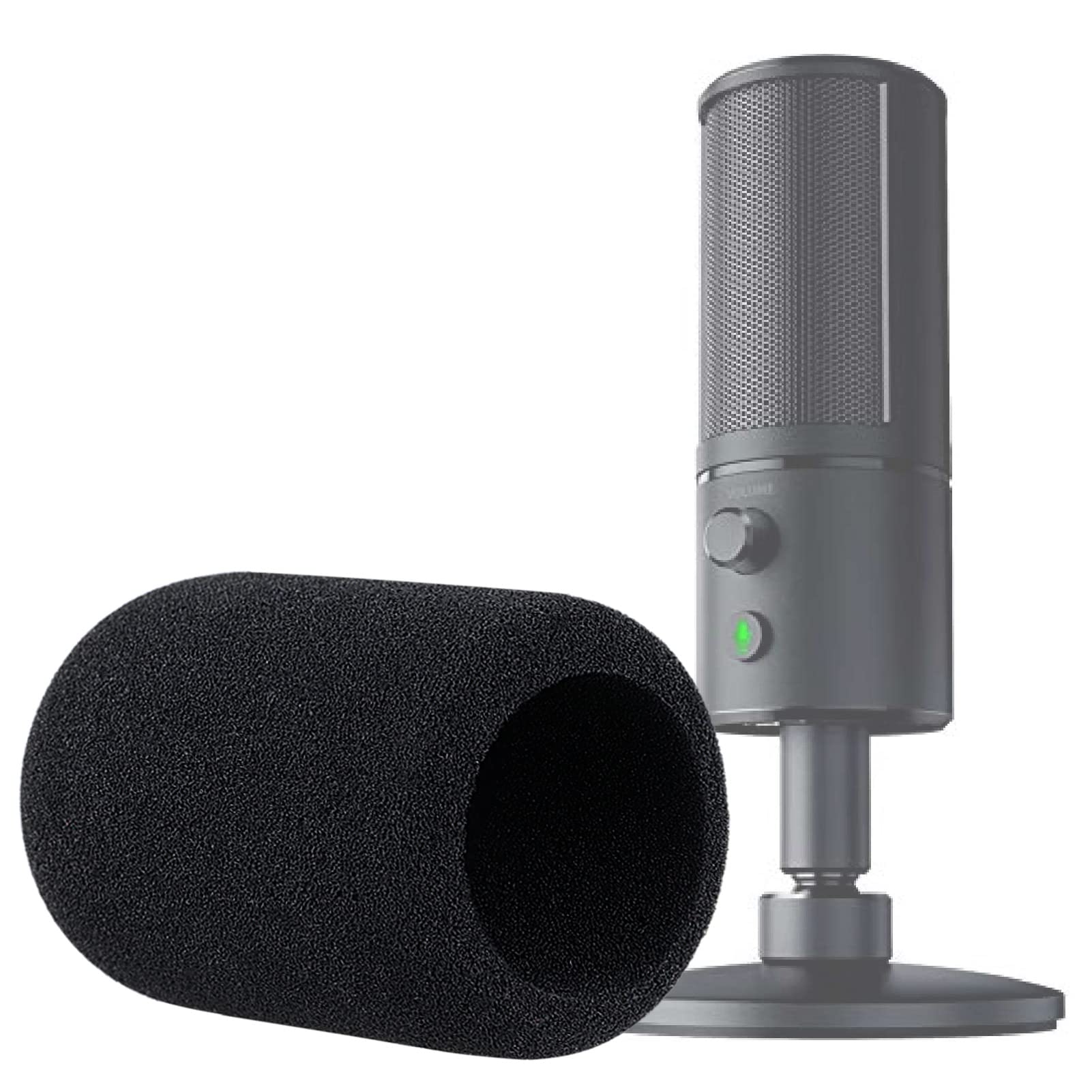 Foam Microphone Windscreen   Mic Cover Pop Filter Customized for Razer Seiren X Streaming Microphone