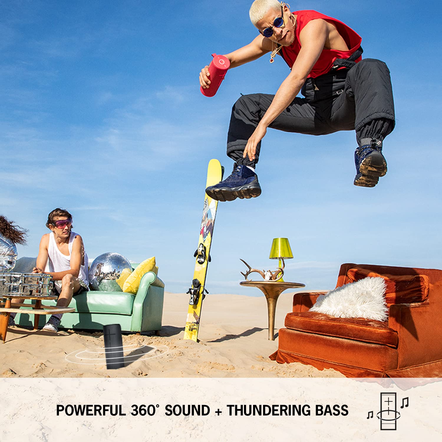 Ultimate Ears Megaboom 3 Portable Wireless Bluetooth Speaker (Powerful Sound + Thundering Bass, Bluetooth, Magic Button, Waterpr