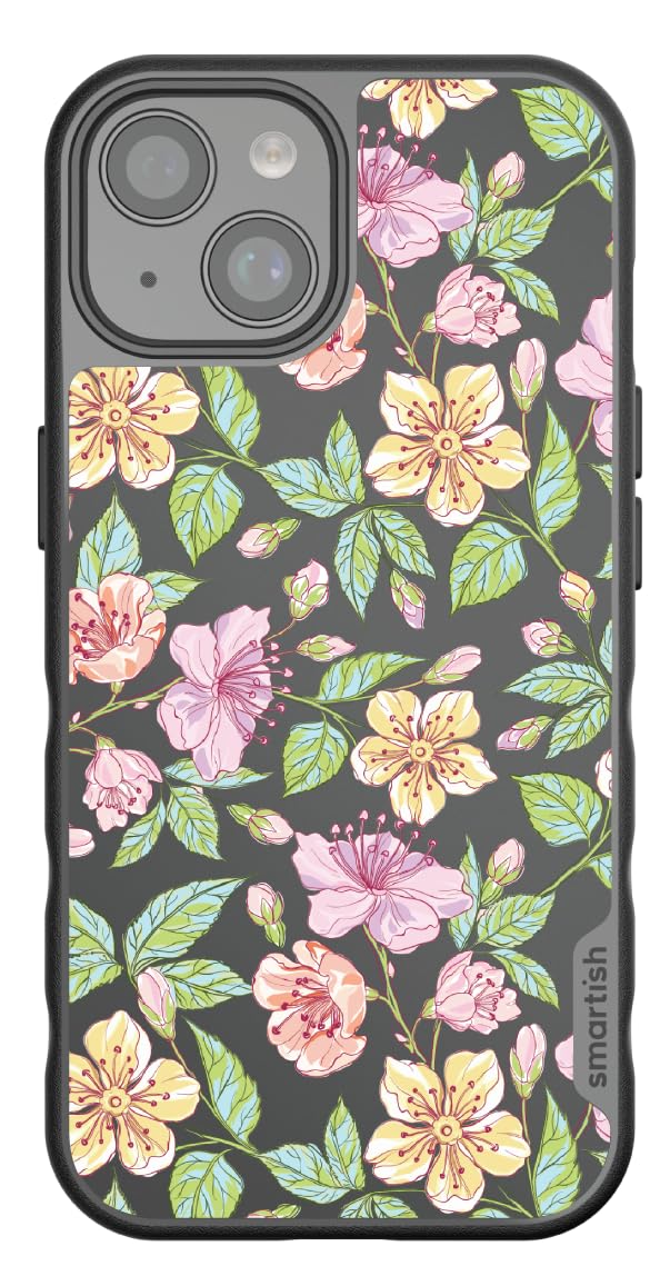 Smartish - Spring Fling - iPhone 15 Slim Case - Gripmunk [Lightweight + Protective] Thin Cover - Fits iPhone 15