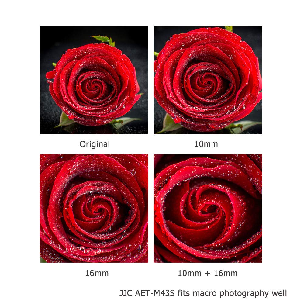 Jjc Micro 4/3 Auto Focus Macro Extension Tube Set For Olympus Om 1 Ii Om 5 Om D E M1 Iii E M5 E M10 Iii E M1X Pen E Pl10 Pl9, Pa