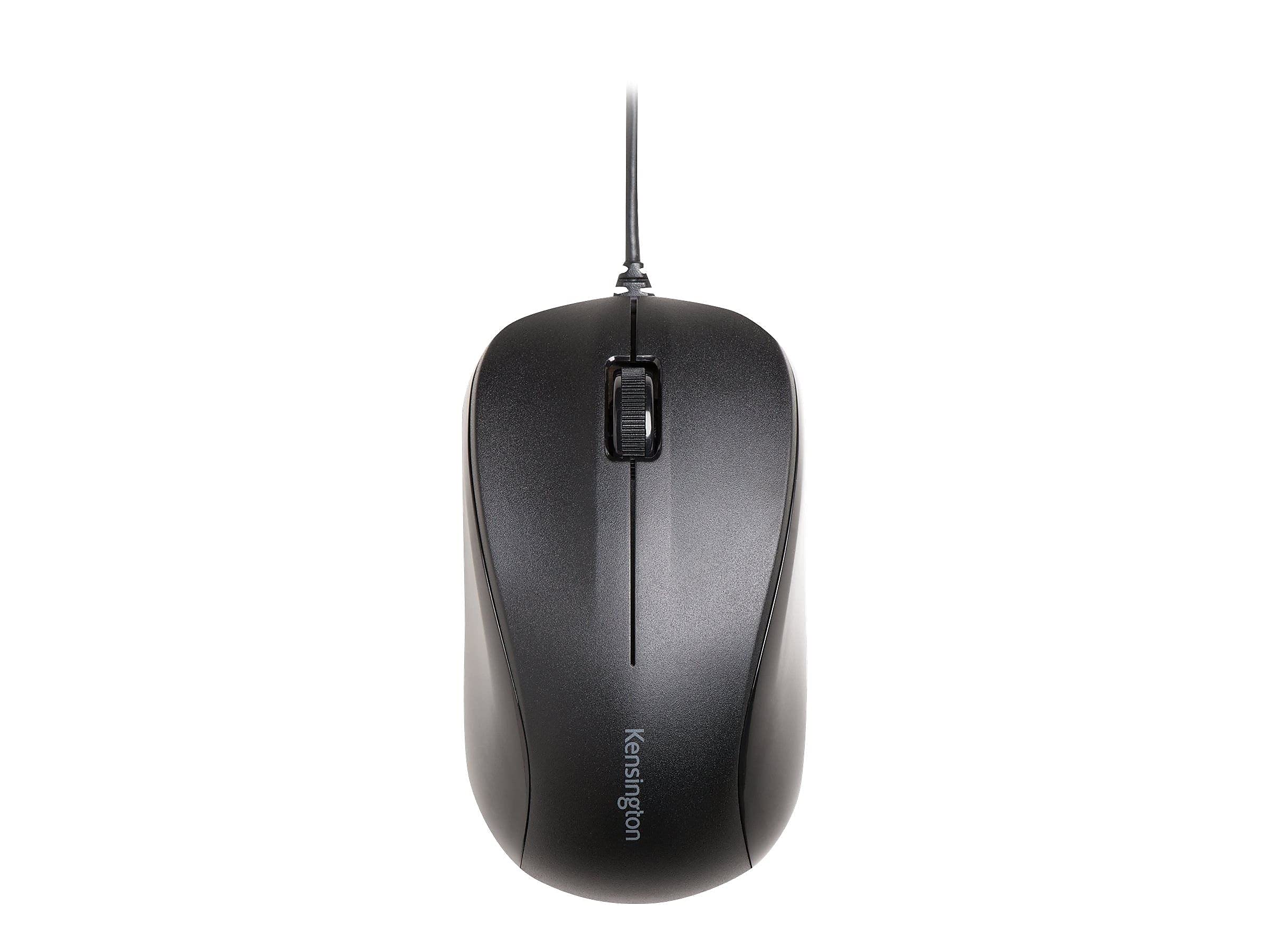 Kensington Silent Mouse For Life Wired Usb Mouse   Black (K72110Us)
