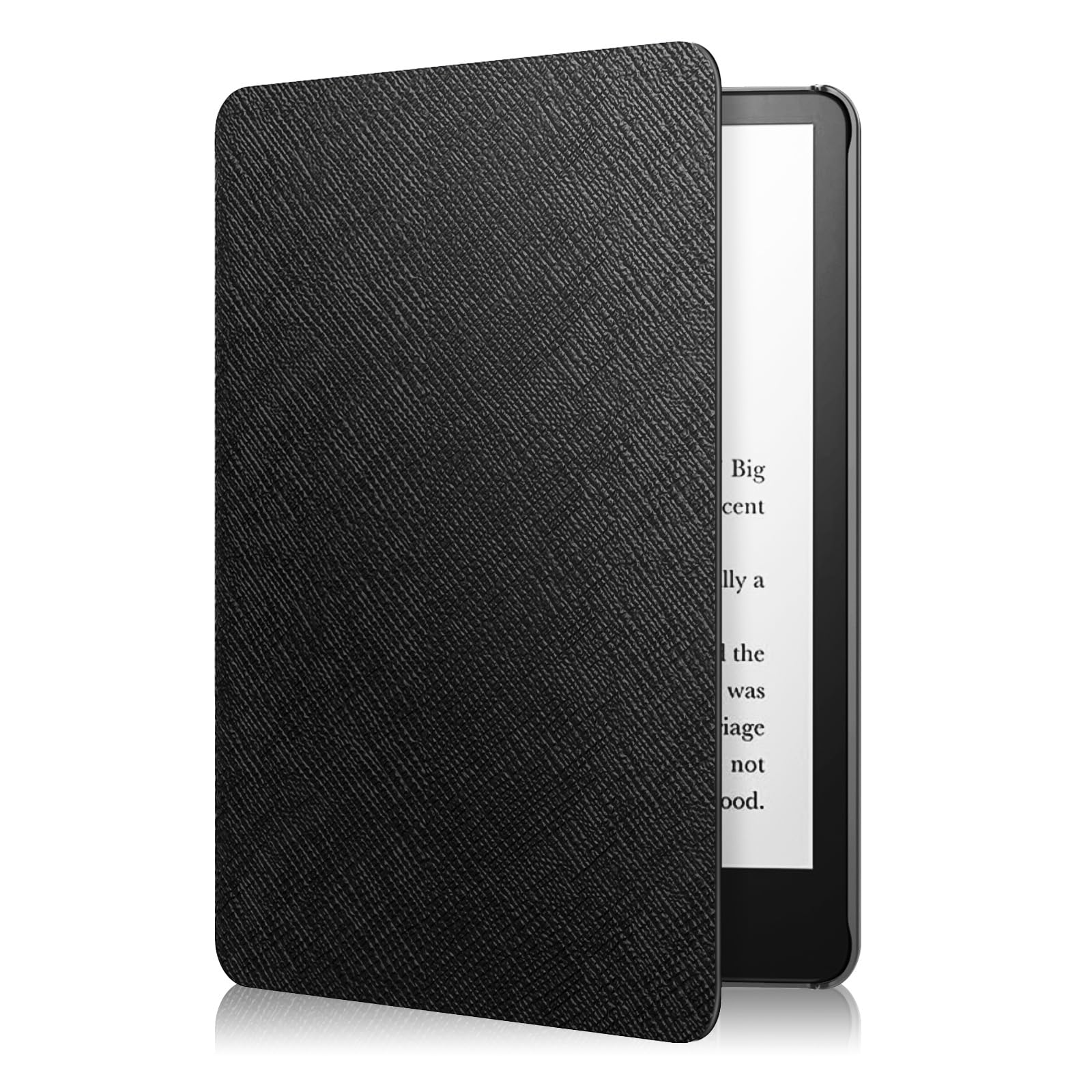 MoKo Case for 6.8' Kindle Paperwhite (11th Generation 2021) and Kindle Paperwhite Signature Edition, Light Shell Cover with Auto Wake/Sleep for Kindle Paperwhite 2021 E Reader, Black
