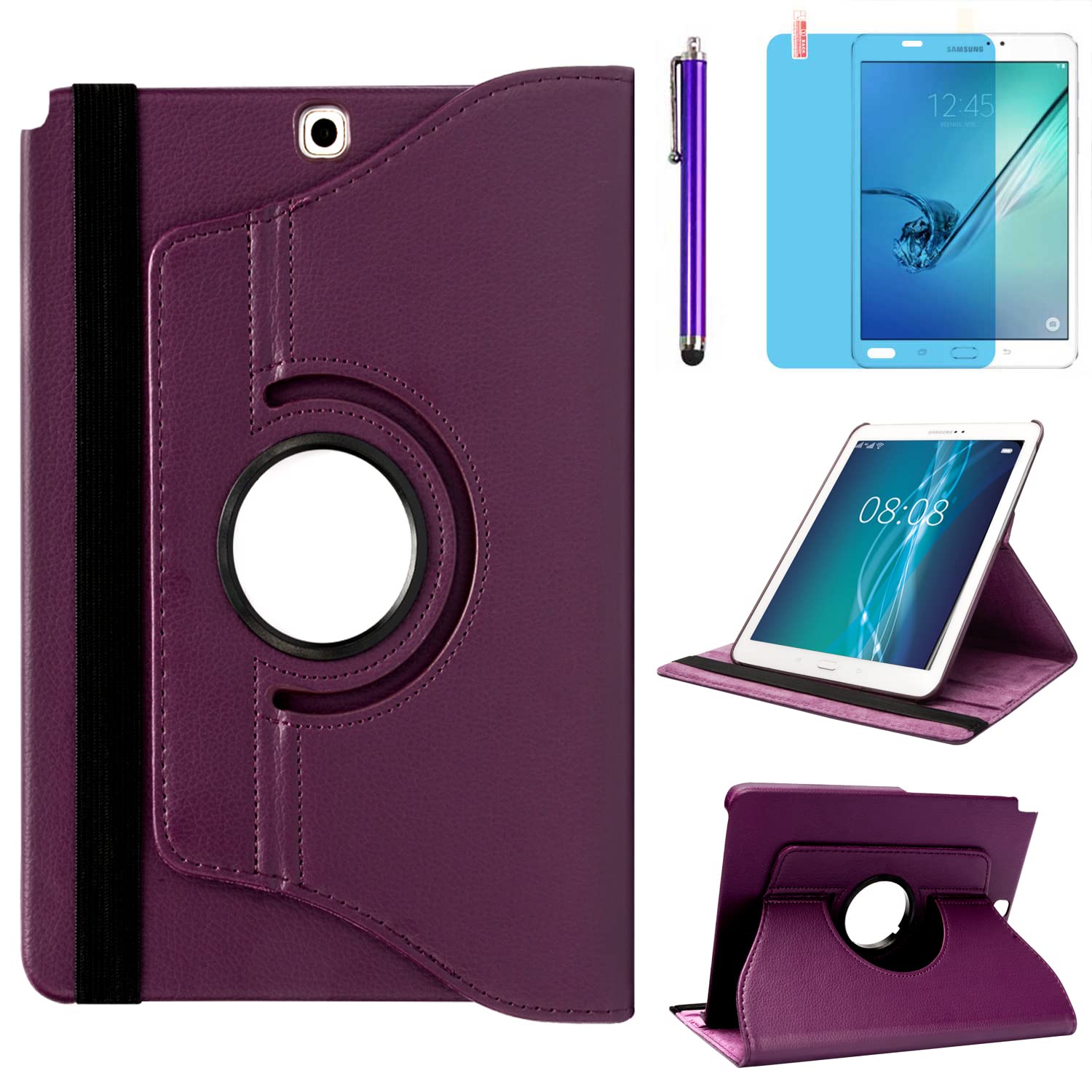 Case For Samsung Galaxy Tab A 9.7 Inch 2015 (Sm T550 T555 Sm P550 P555)   360 Degree Rotating Stand Case Smart Protective Cover,