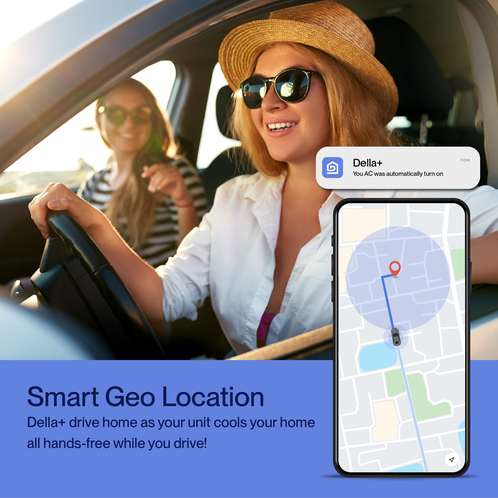 Della Smart Wifi Enabled 10000 Btu Portable Air Conditioner Cools Up To 250 Sq. Ft. Work With Alexa,Geo Fencing Cooling, Dehumid