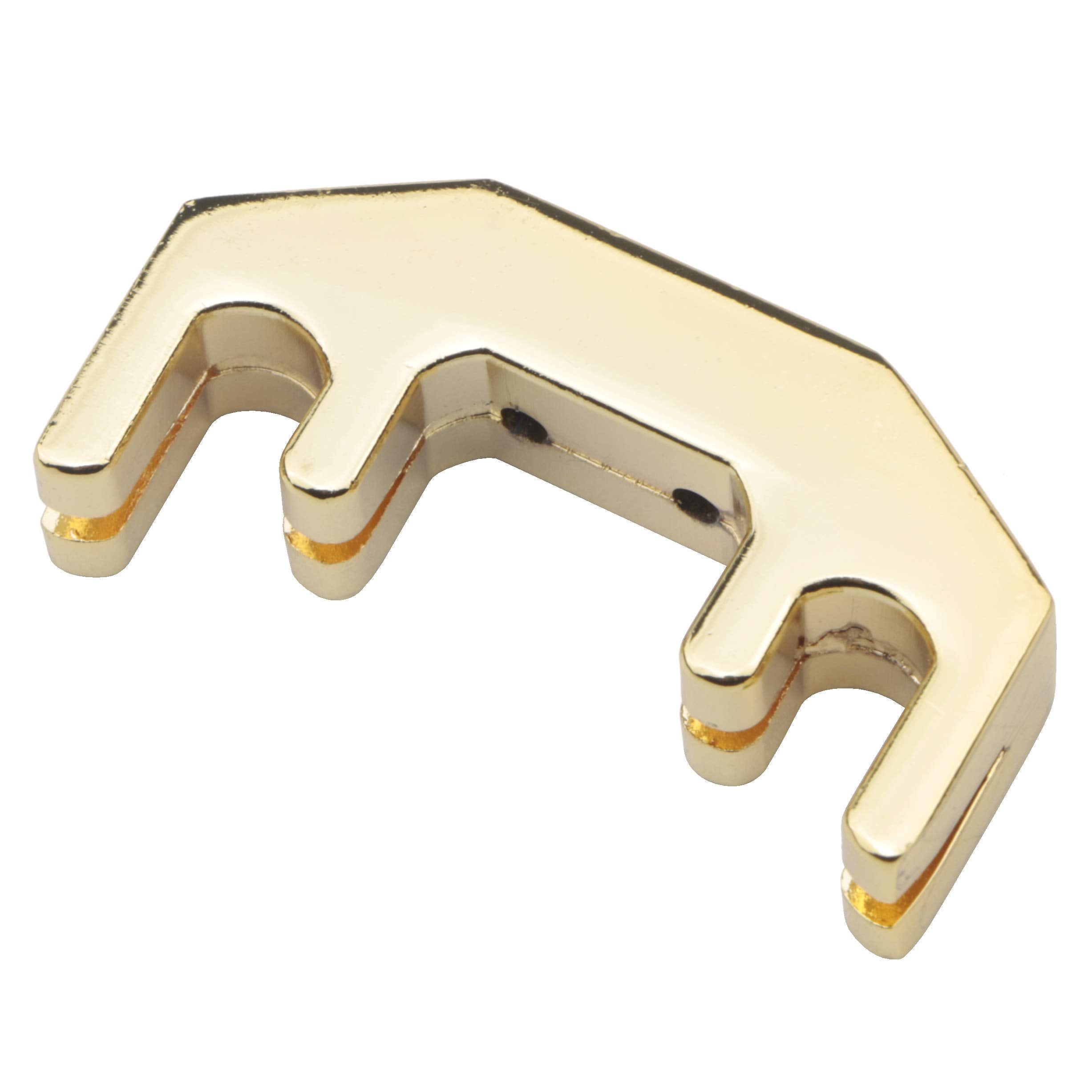 Unxuey Metal Violin Mute Practice Violin Silencer Golden Fiddle Silent Silencer Parts For 1/2, 3/4, 4/4 Violin