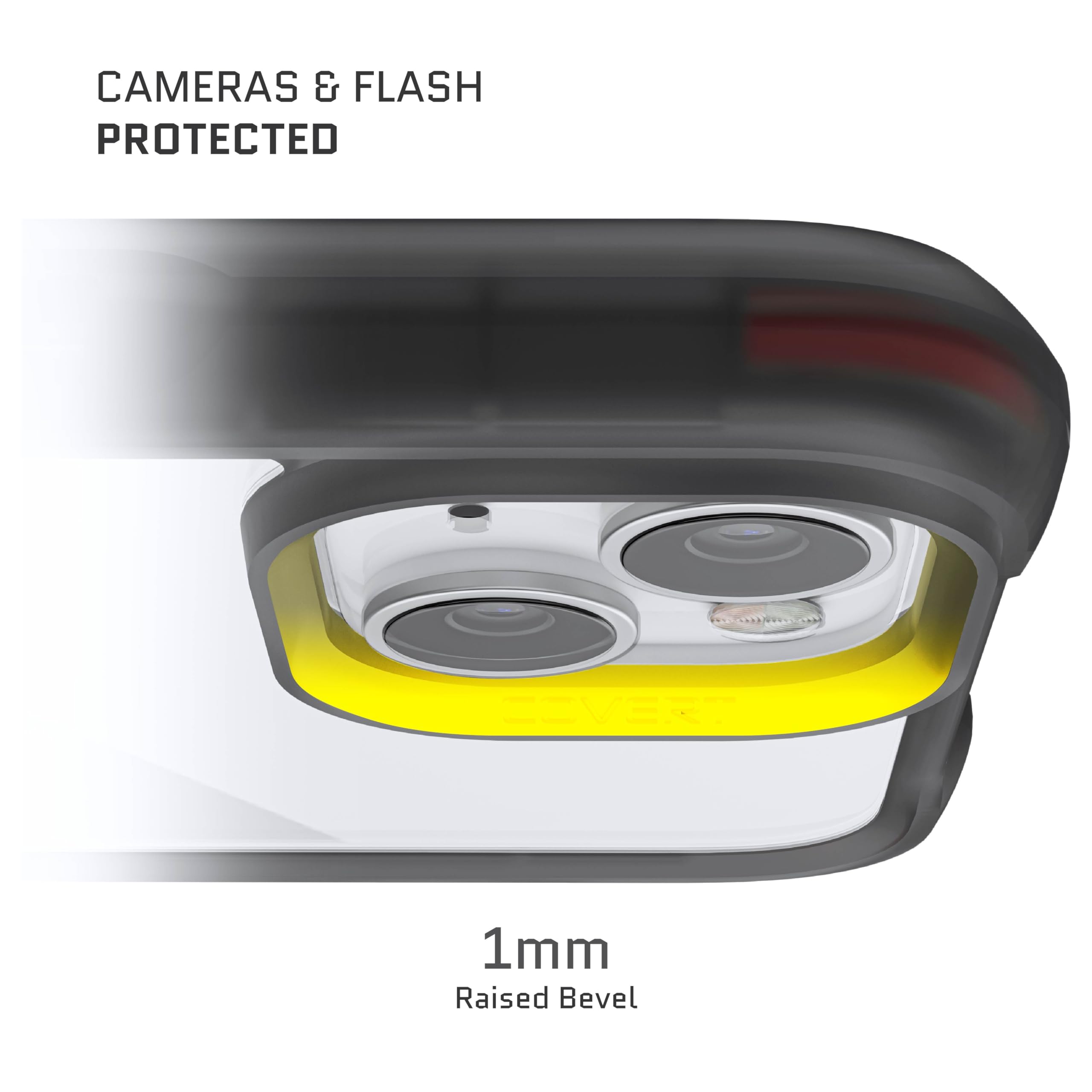 Ghostek Covert Iphone 14 Plus Clear Case - Compatible With Magsafe Accessories, Shockproof Silicone, Minimalist Phone Cover (6.7