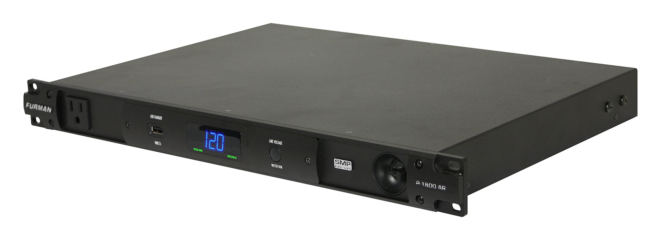 Furman P 1800 Ar Advanced Level Voltage Regularor/Power Conditioner, 15 Amp, Regulates 97 137 Volt Input Range To 120 Volt Outpu