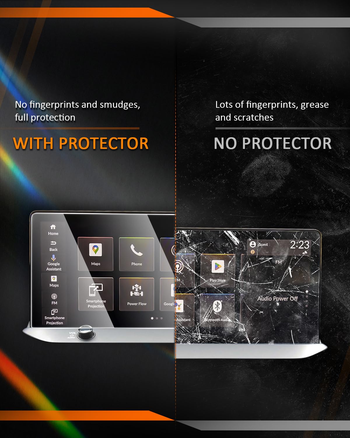 Cdefg For 2023 2024 2025 Honda Accord Hybrid Screen Protector Touchscreen Cover For Accord 2025 2024 2023 Accessories Sport Ex L Sport L Touring 12.3' Tempered Glass