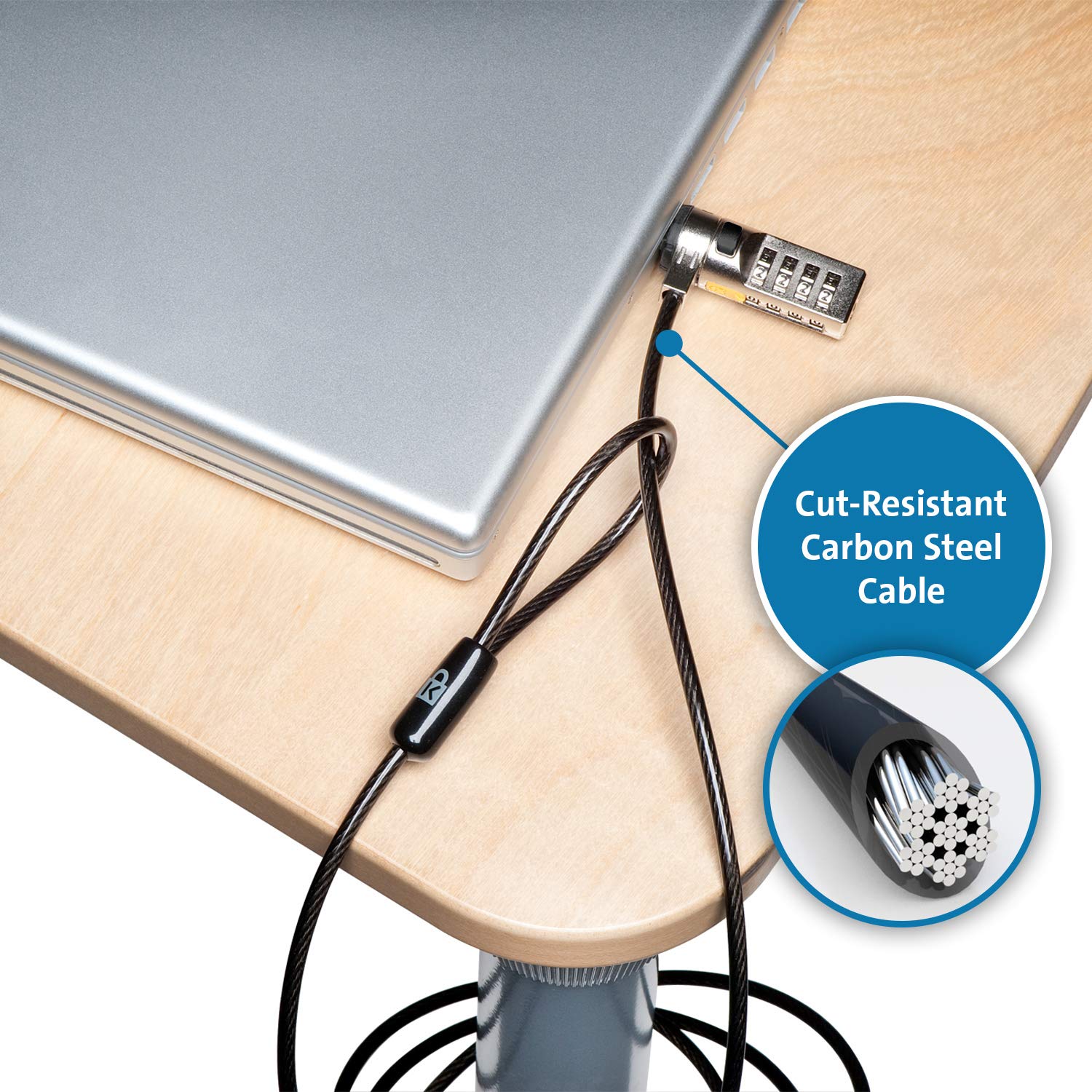 Kensington K65011Ww Serialized Combination Laptop Lock - 25 Pack