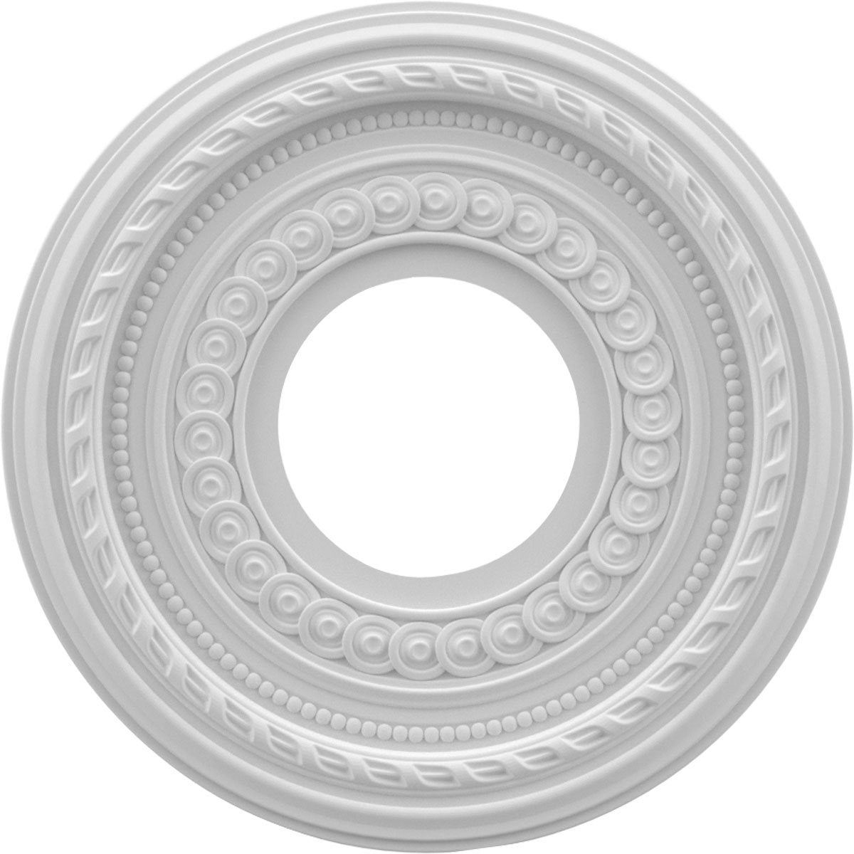 Ekena Millwork Cmp10Co Cole Ceiling Medallion, 10''Od, Unfinished