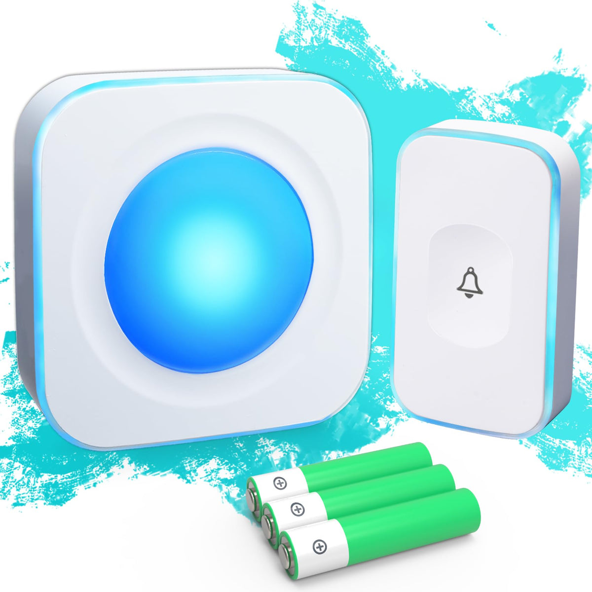 Wireless Doorbell 1200 Feet Battery Operated Wireless Doorbells For Home Hearing Impaired Doorbell At With 36 Melodies 4 Volume